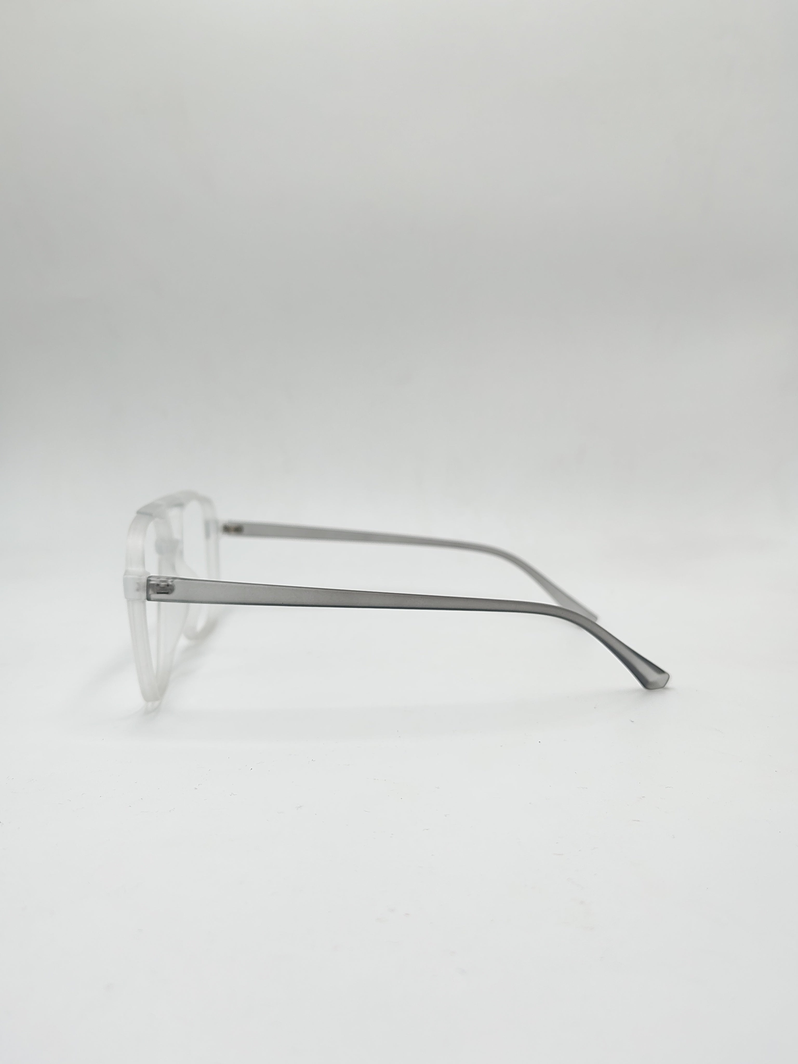 KK Matte White And Gray Frame