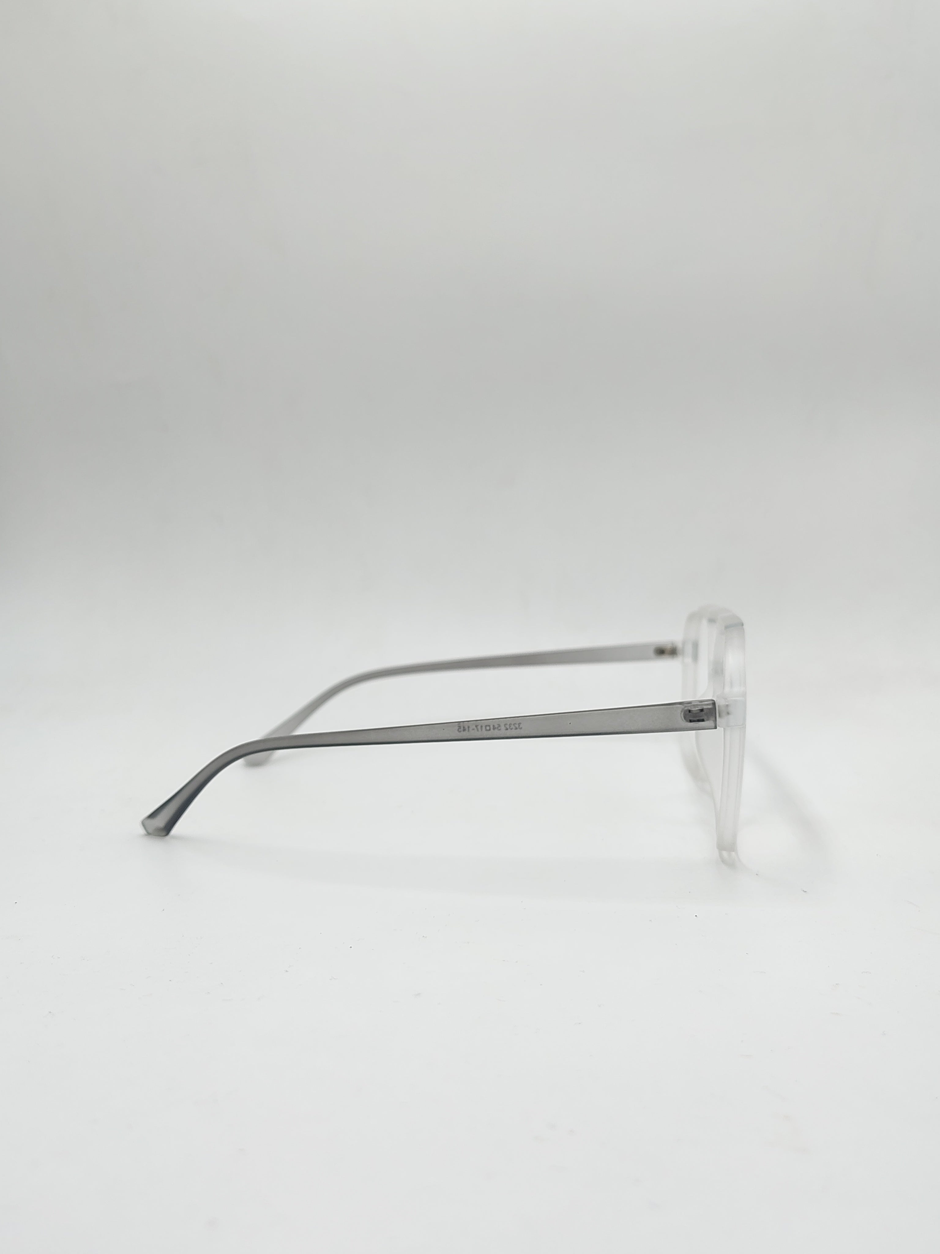 KK Matte White And Gray Frame