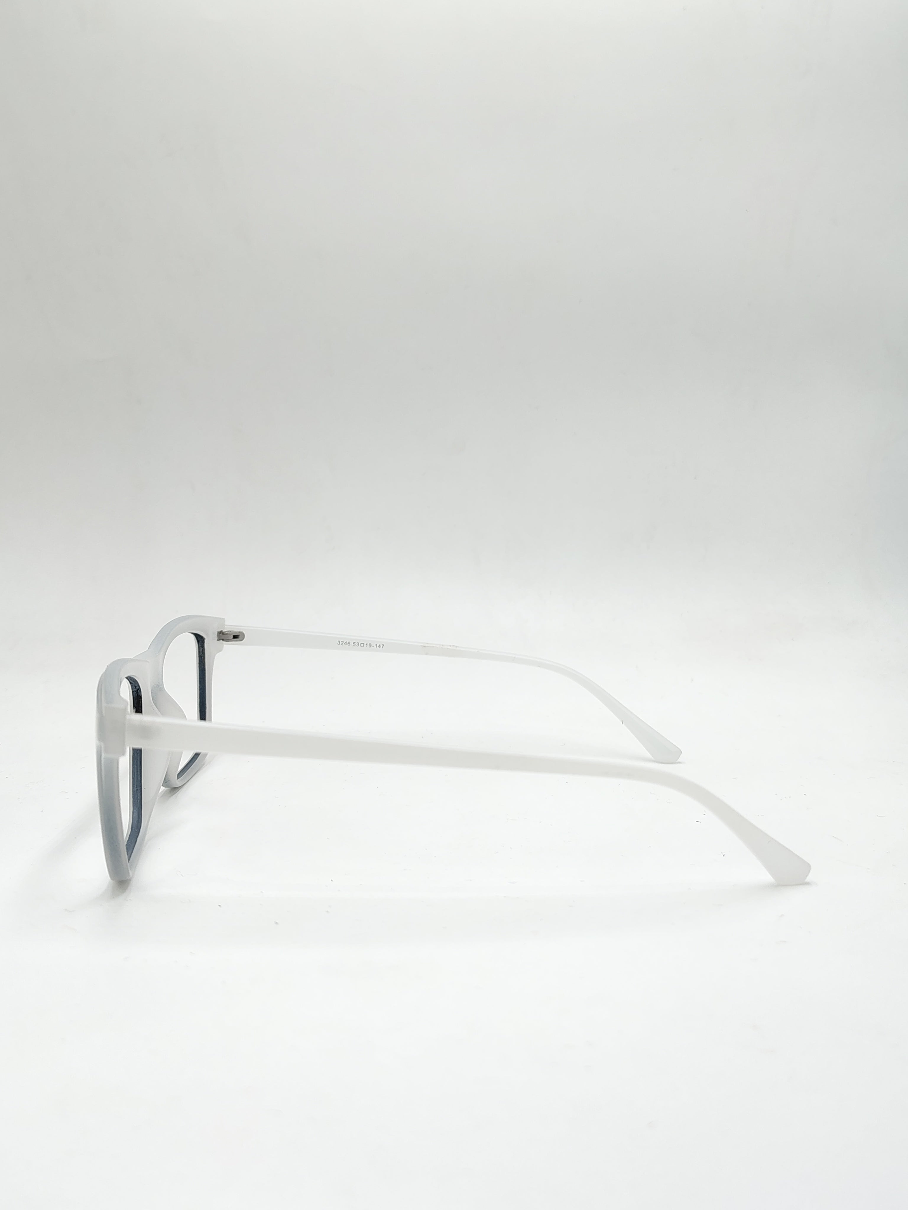 KK Matte White Square Frame