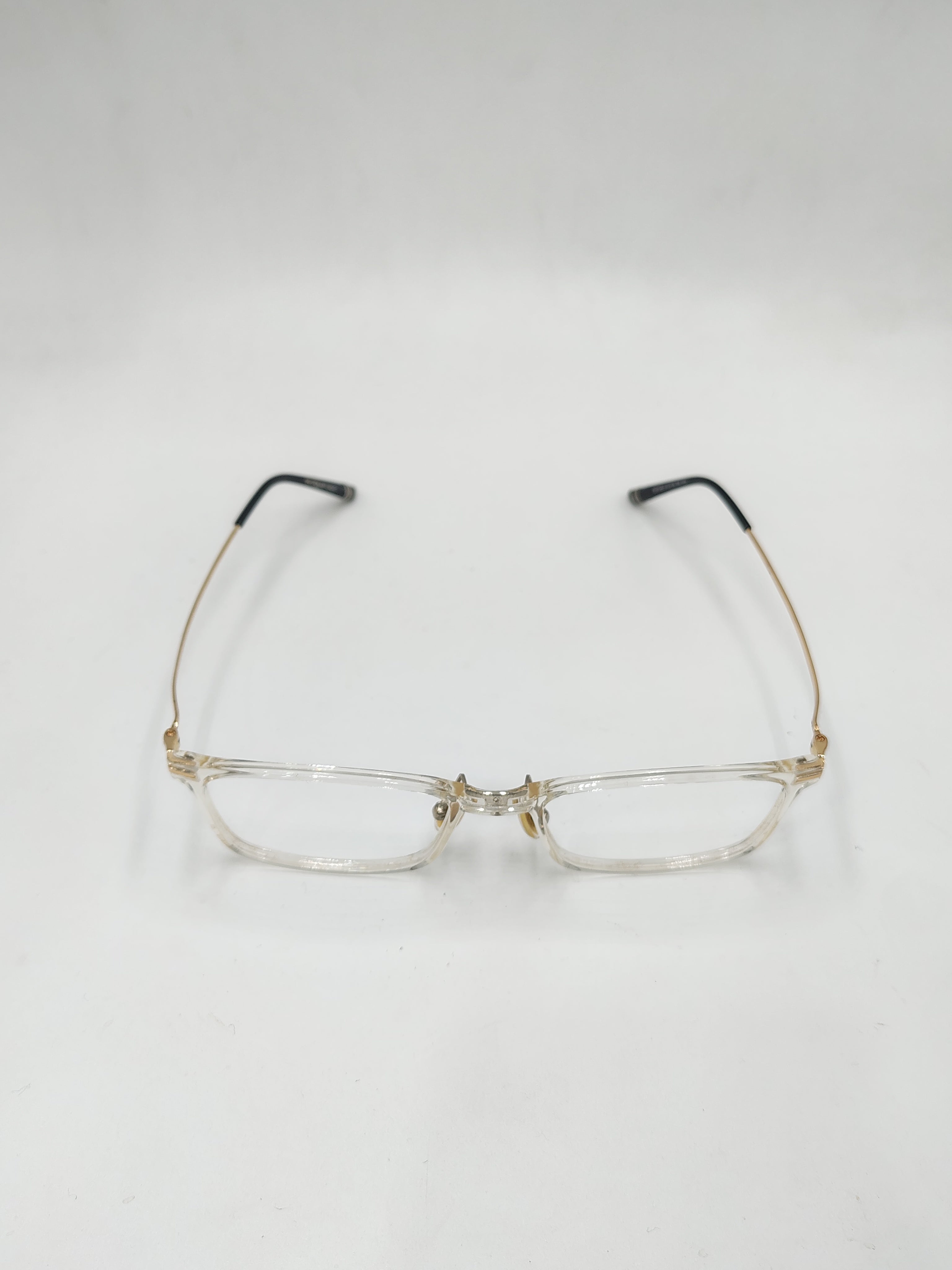 Vogue Transparent Metal Gold Frame