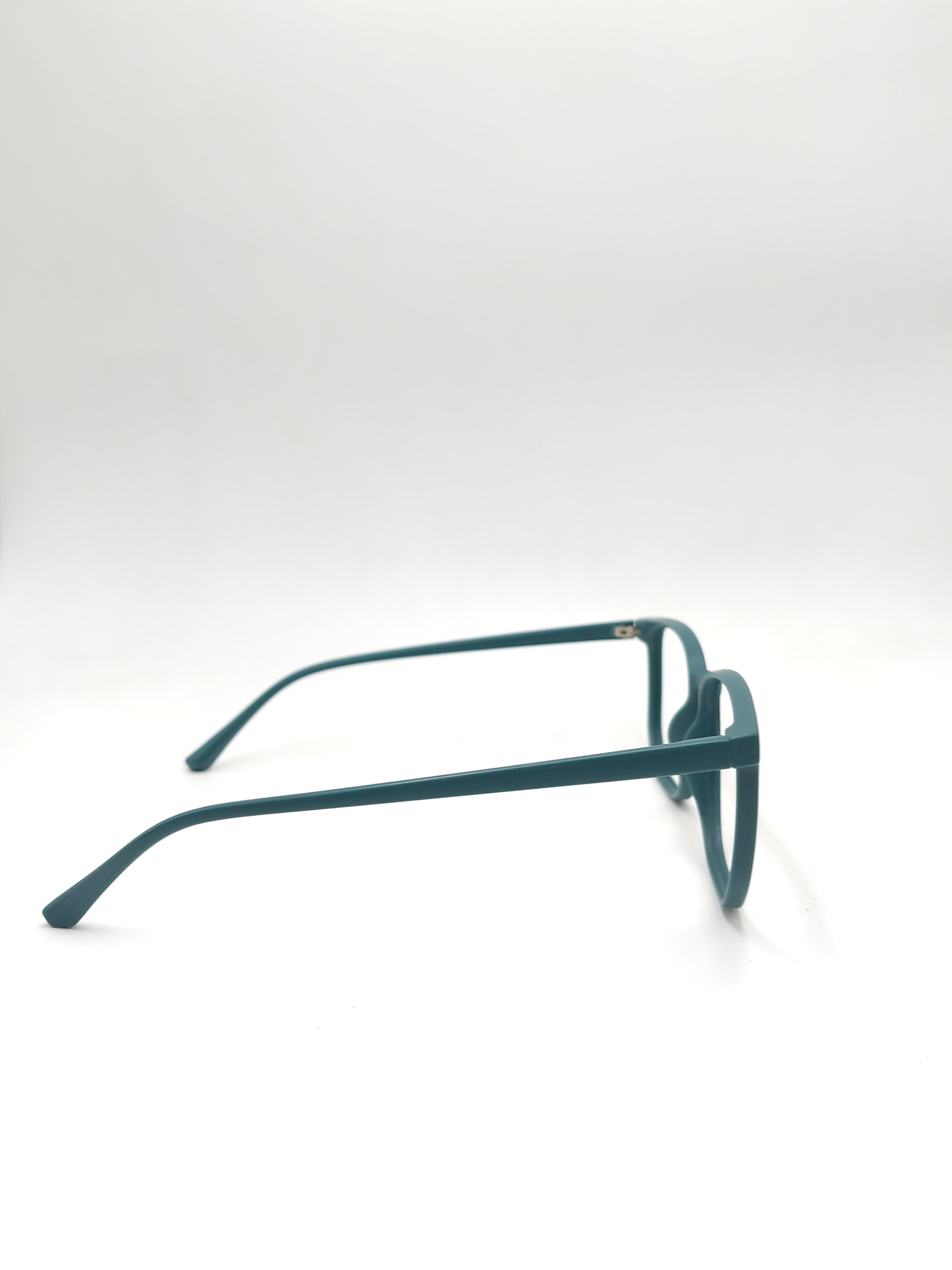 KK Matte Blue Wayfarer Frame