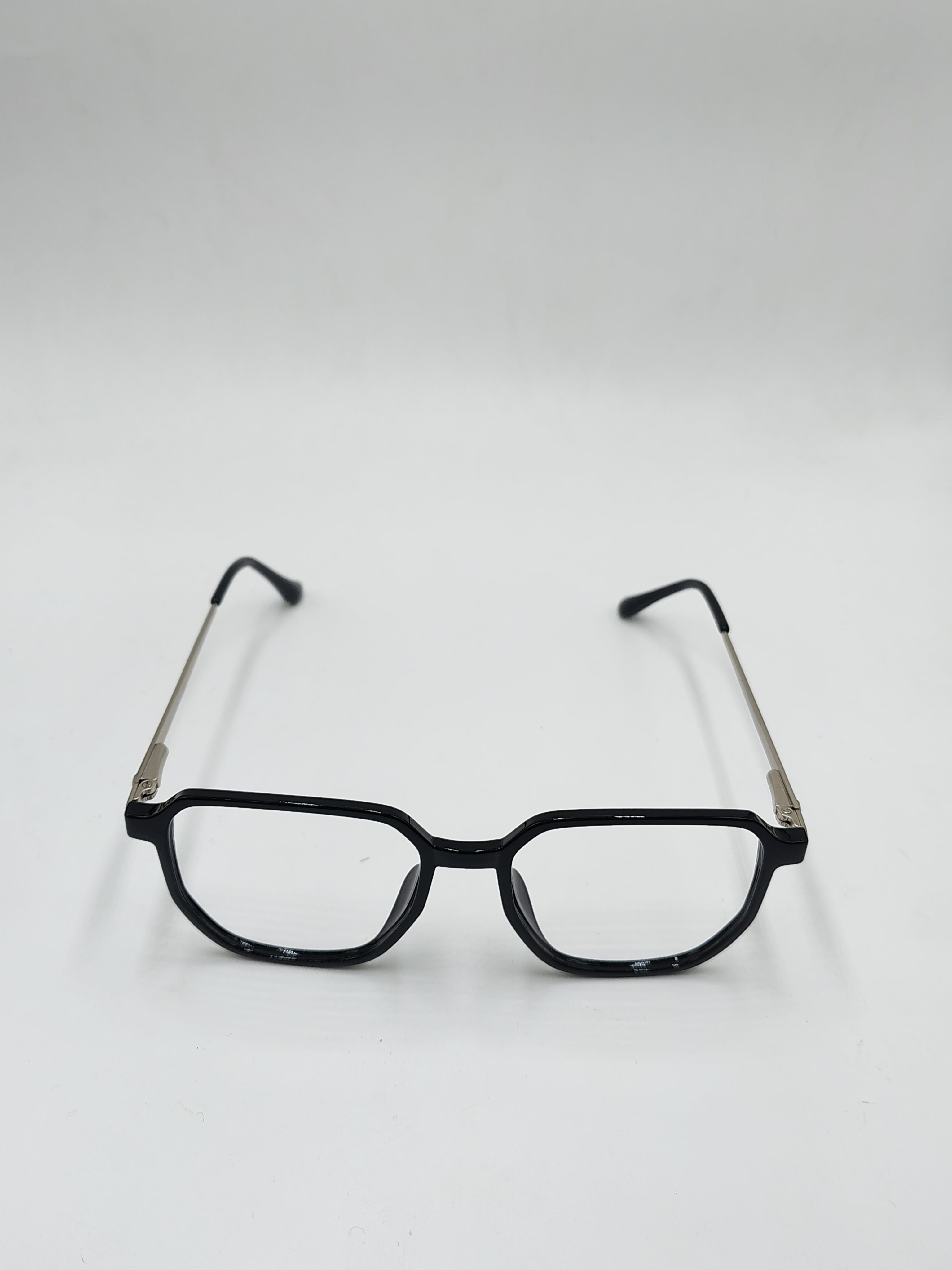 Eyeket Vision Plus Gloss Black And Silver Frame