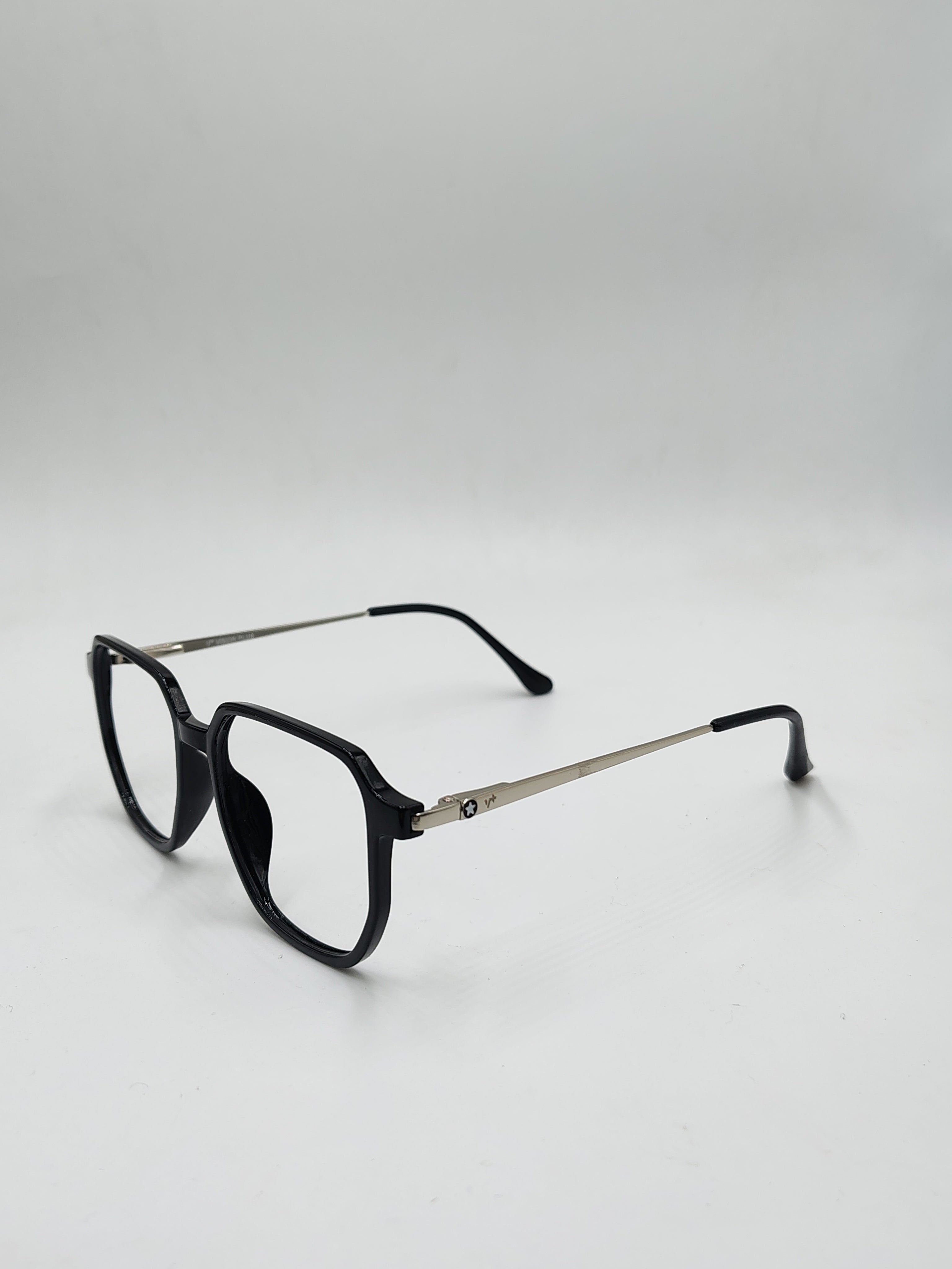 Eyeket Vision Plus Gloss Black And Silver Frame