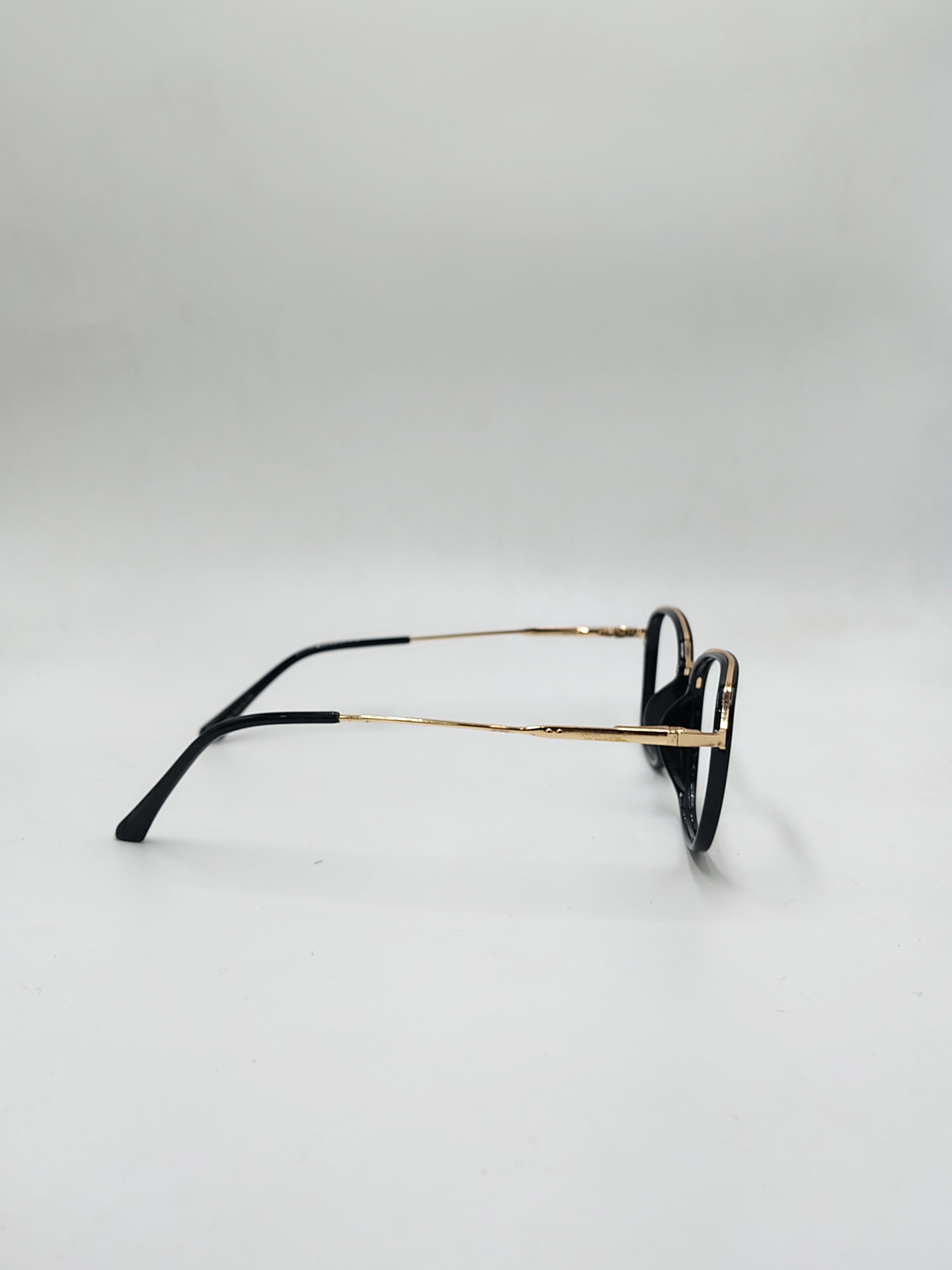 Eyeket OG Black And Golden Metal Frame
