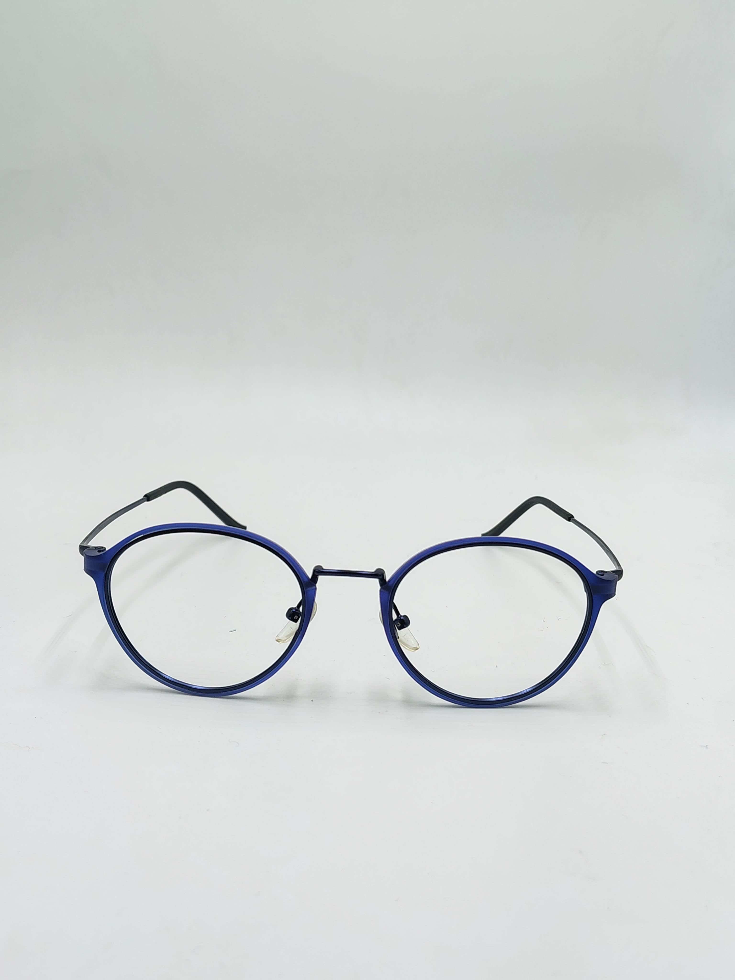 Eyeket Tomhan's Matte Blue And Black Frame