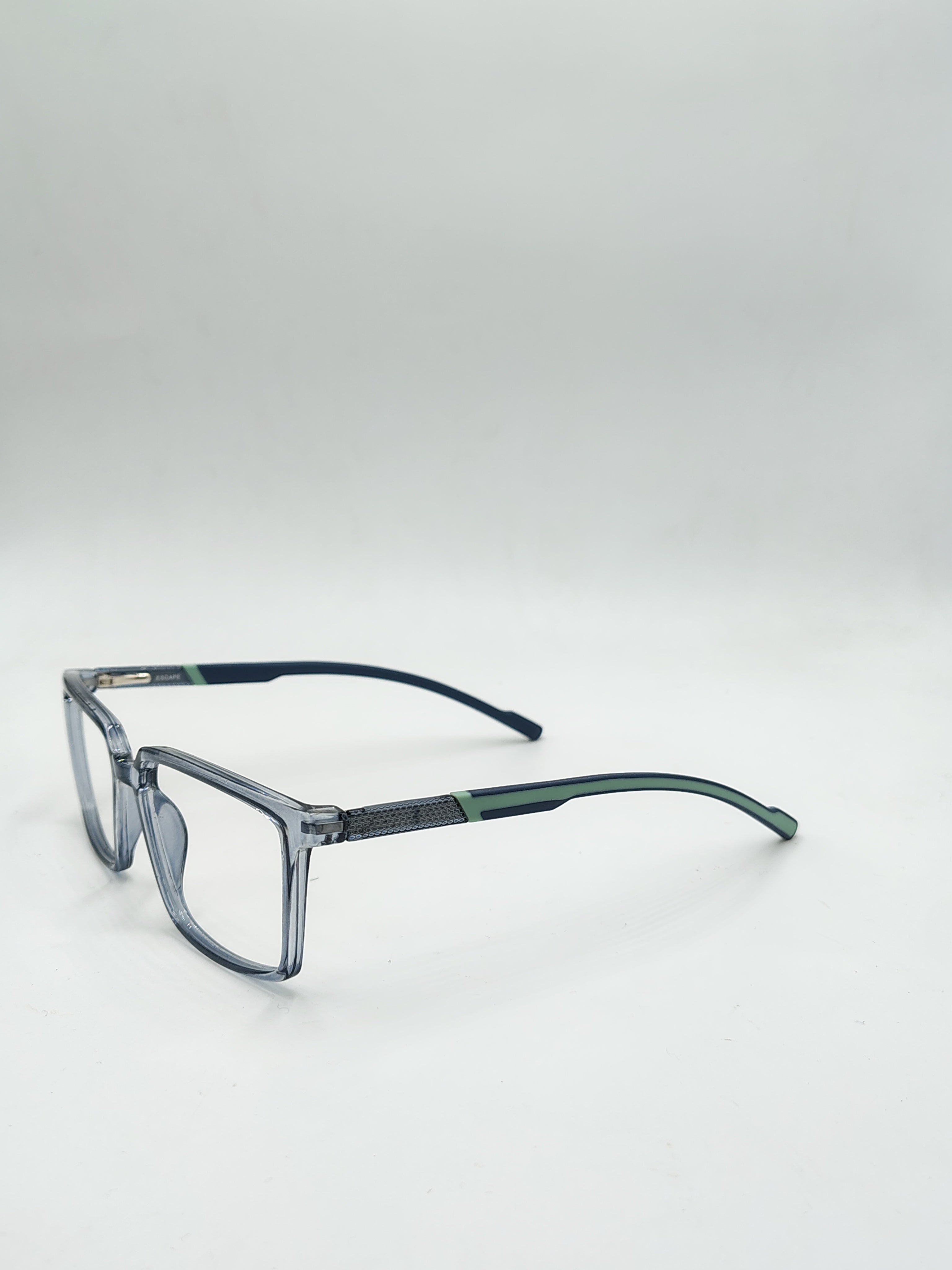 Eyeket Escape Glossy Gray And Light Green Frame