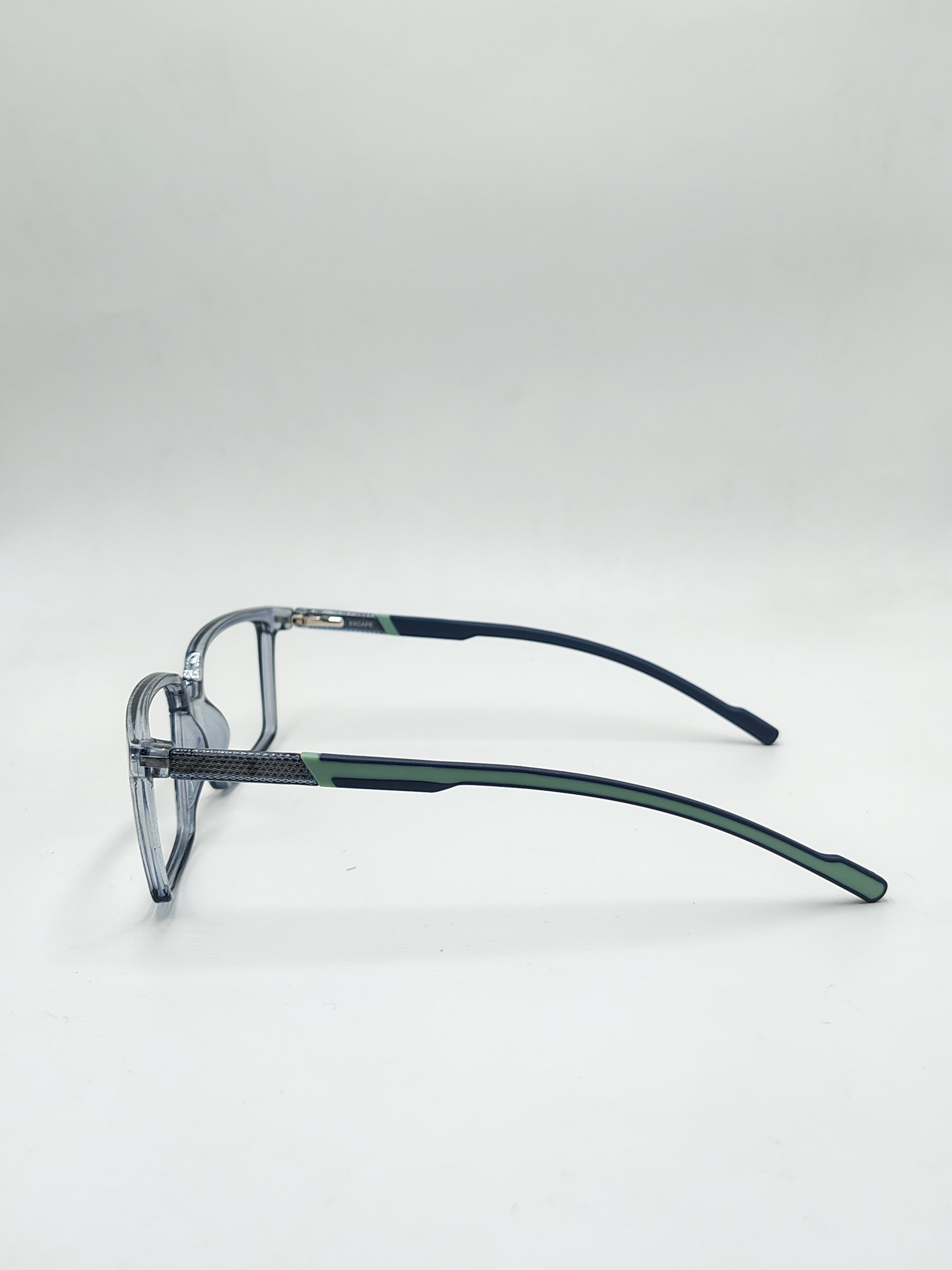 Eyeket Escape Glossy Gray And Light Green Frame