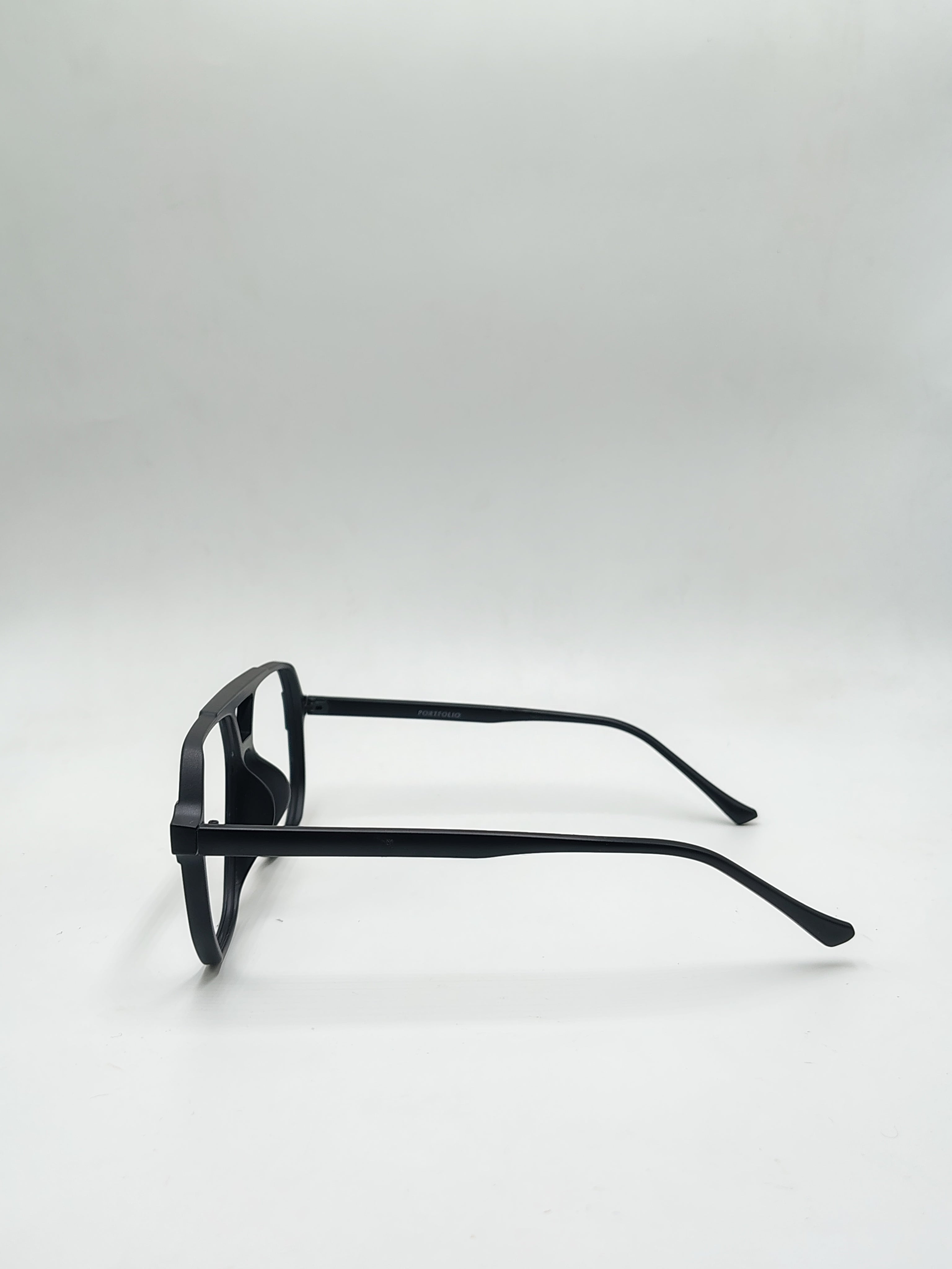 Eyeket Port F Aviator Matte Black frame