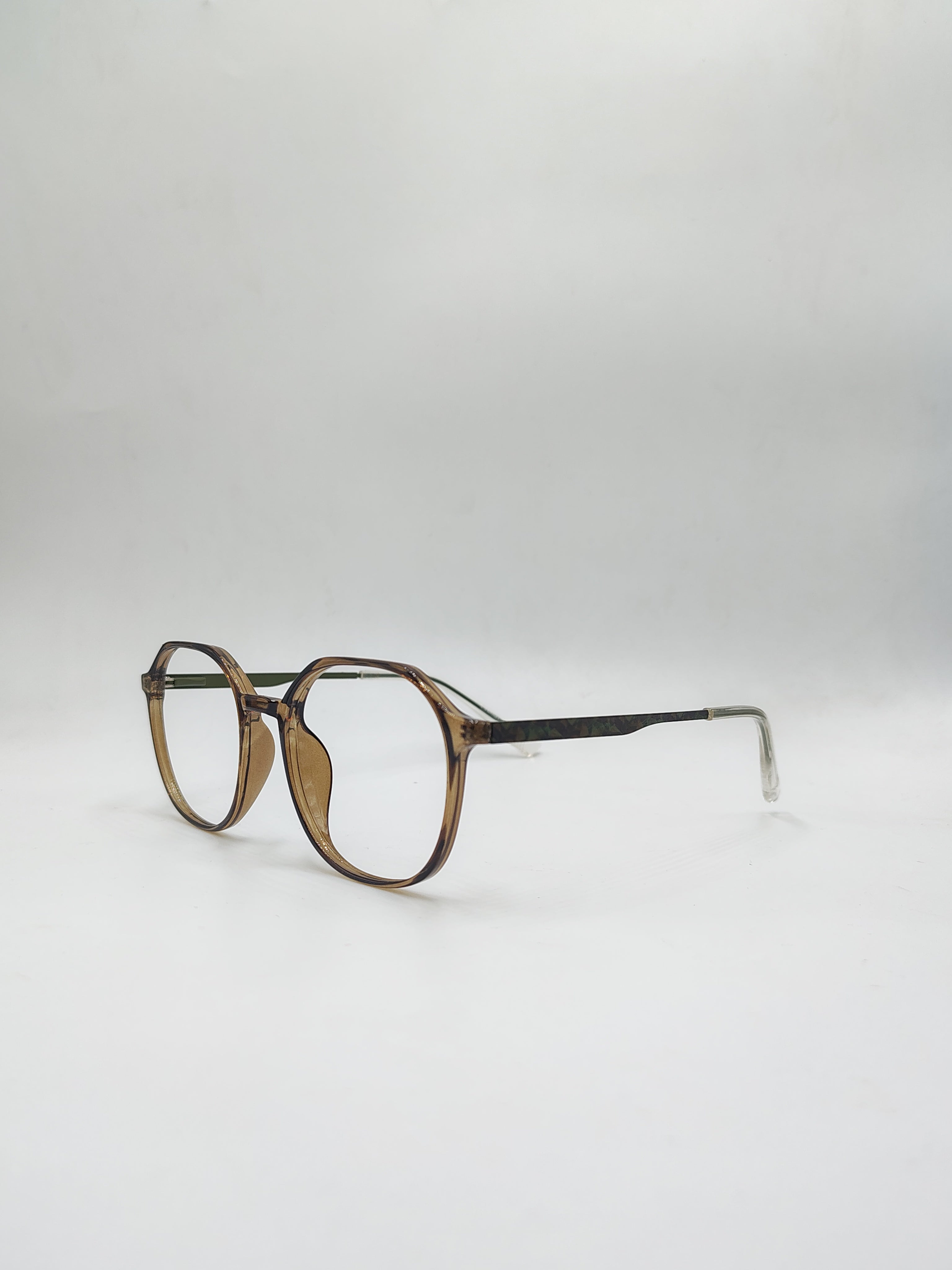 Eyeket Centinel Crystal Olive Green Metal Frame