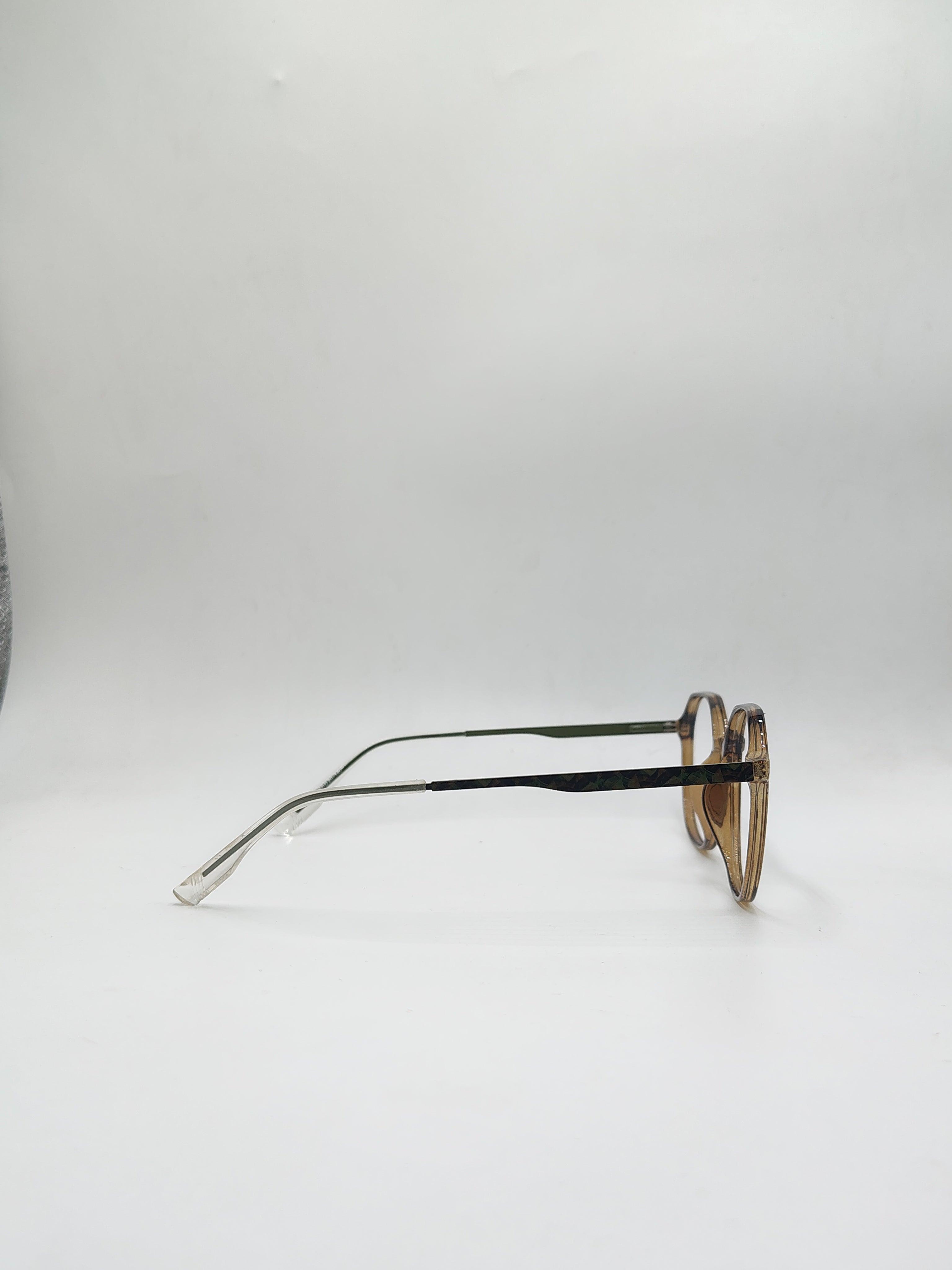 Eyeket Centinel Crystal Olive Green Metal Frame