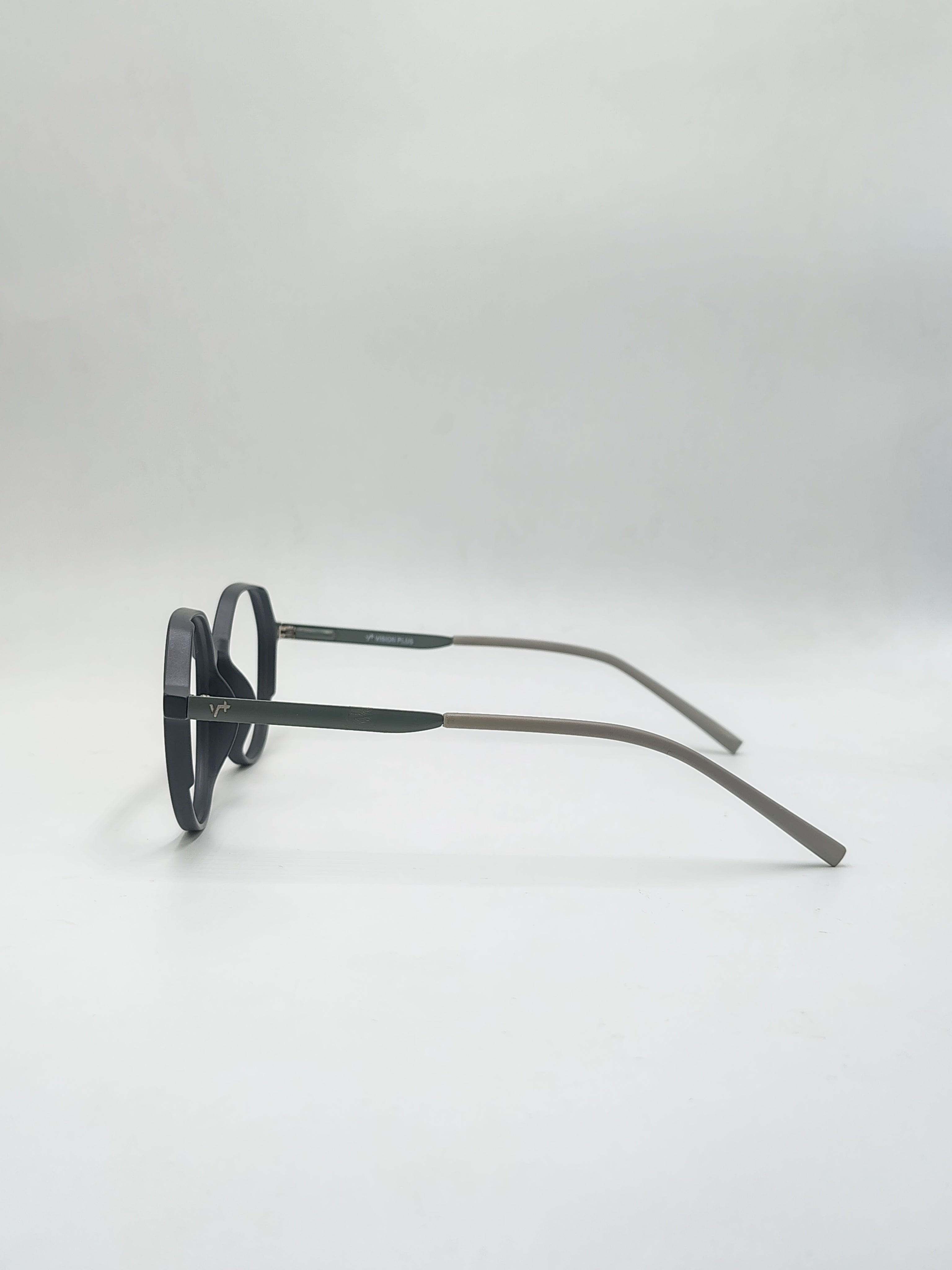 Eyeket Vision Plus Matte Gray Metal Frame