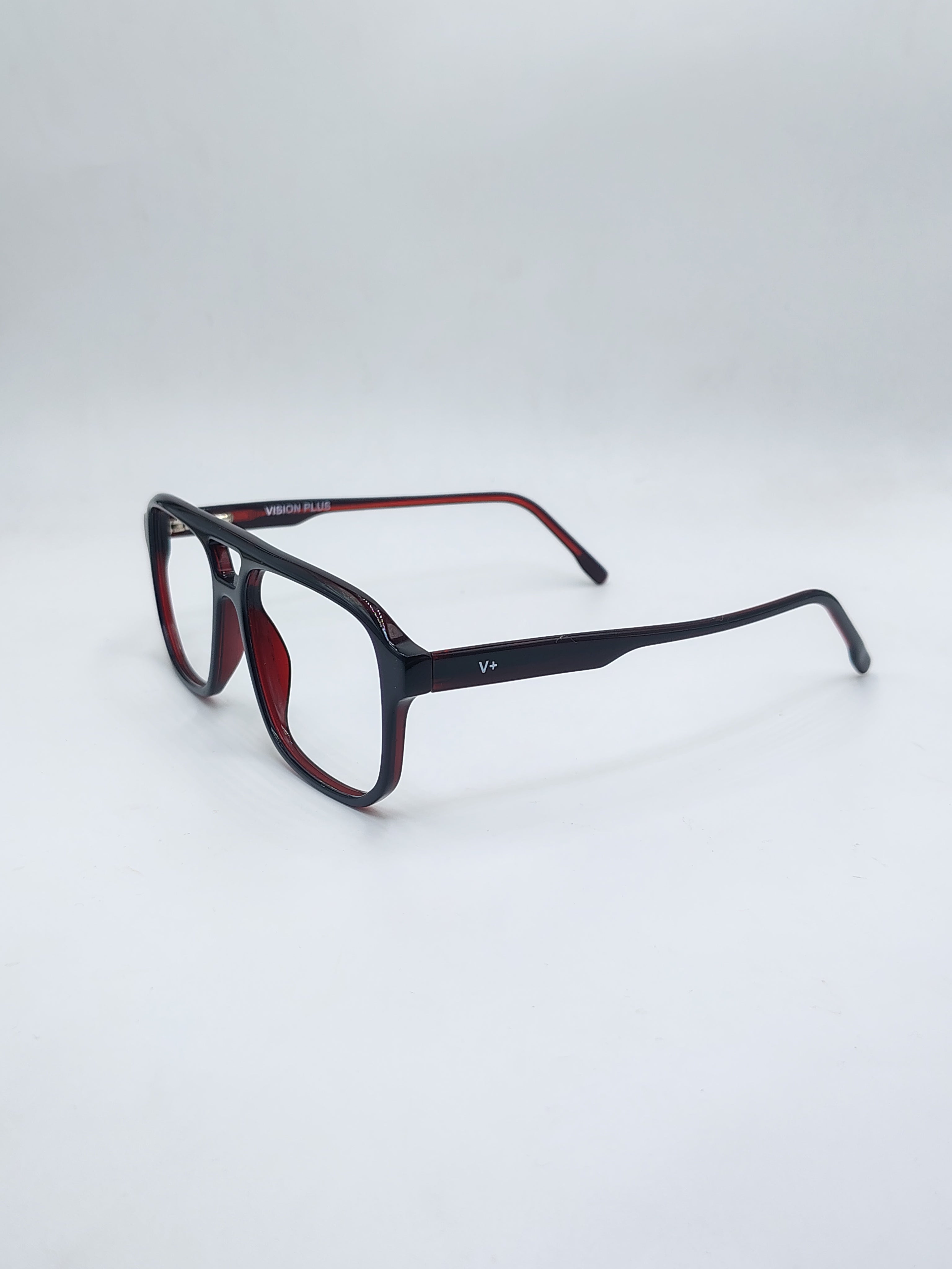 Eyeket Vision Plus Cherry Red Double Bar Frame