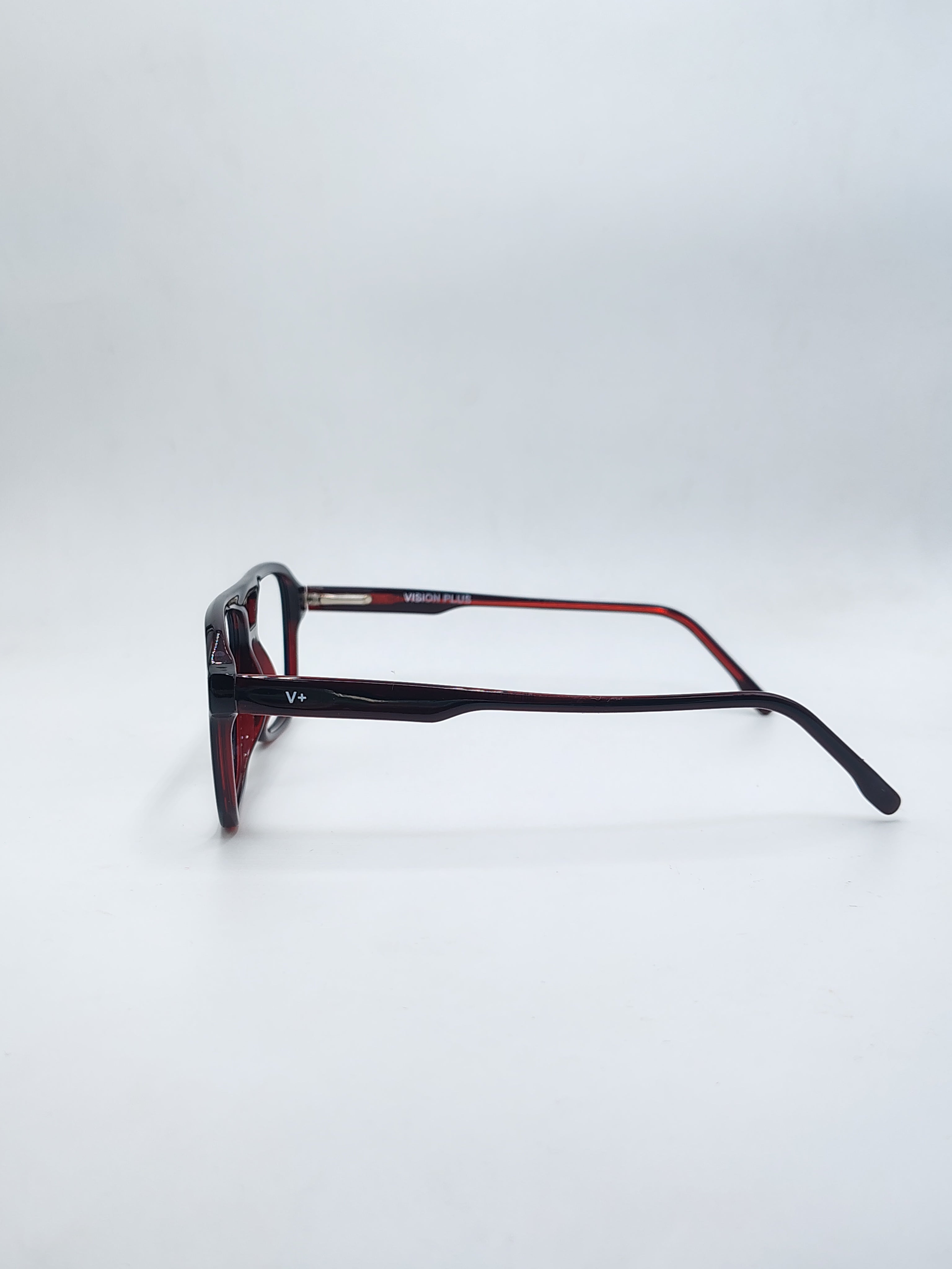 Eyeket Vision Plus Cherry Red Double Bar Frame