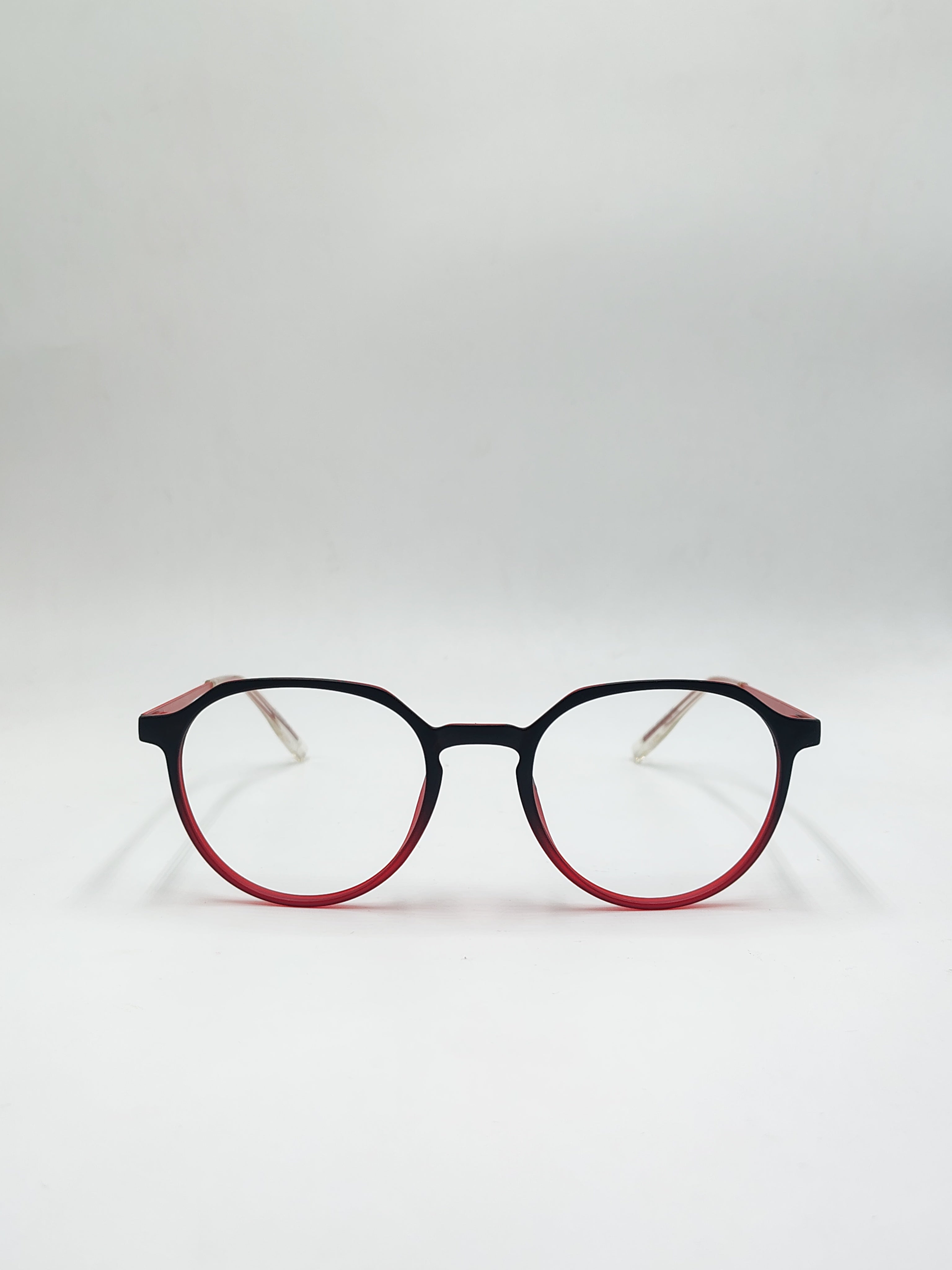 Eyeket Centinel Matte Black And Red Metal Frame