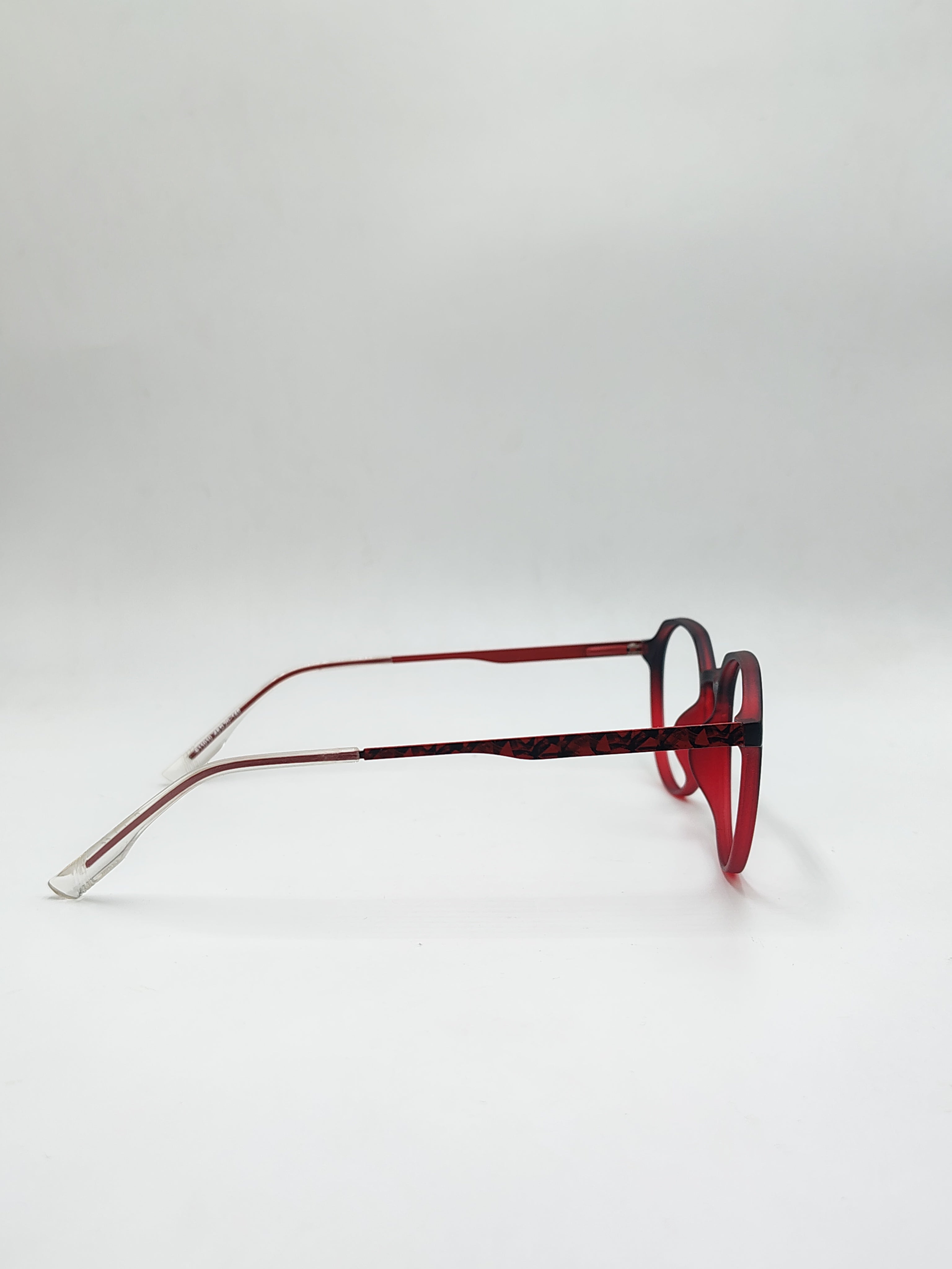 Eyeket Centinel Matte Black And Red Metal Frame