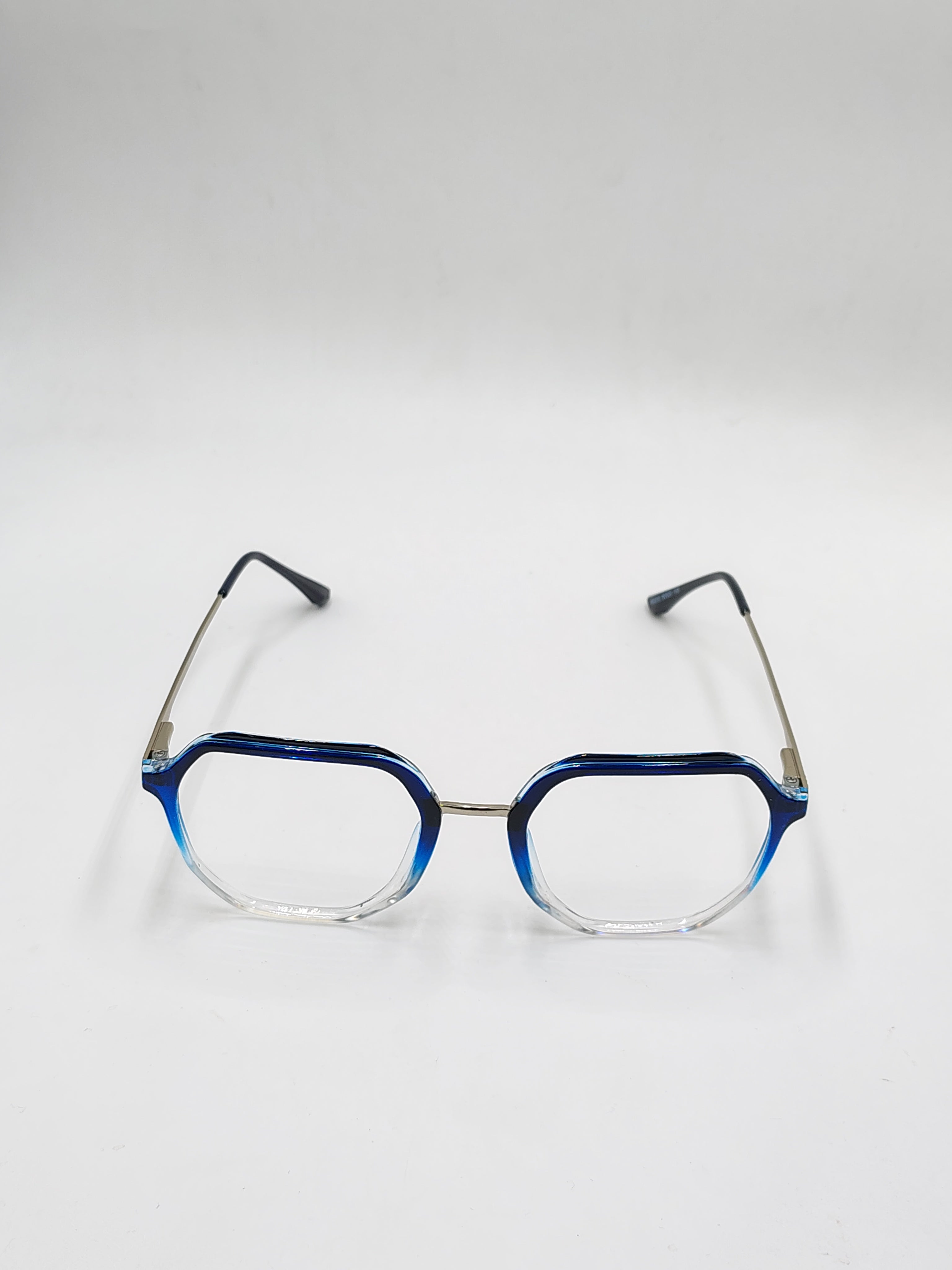 Eyeket Vision Plus Crystal Blue And White Shade Metal Frame