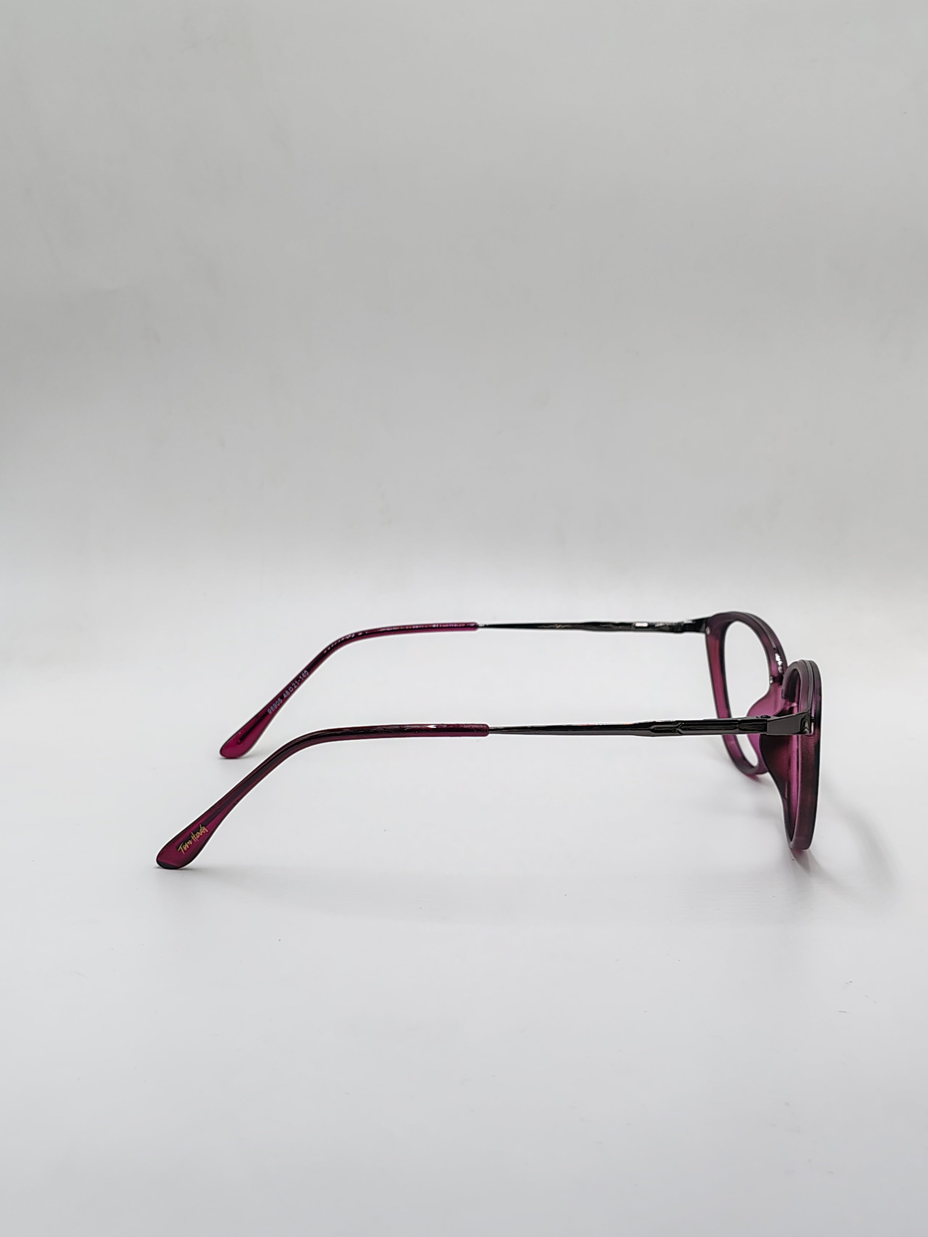 Eyeket Tom H Matte Burgundy Metal Frame