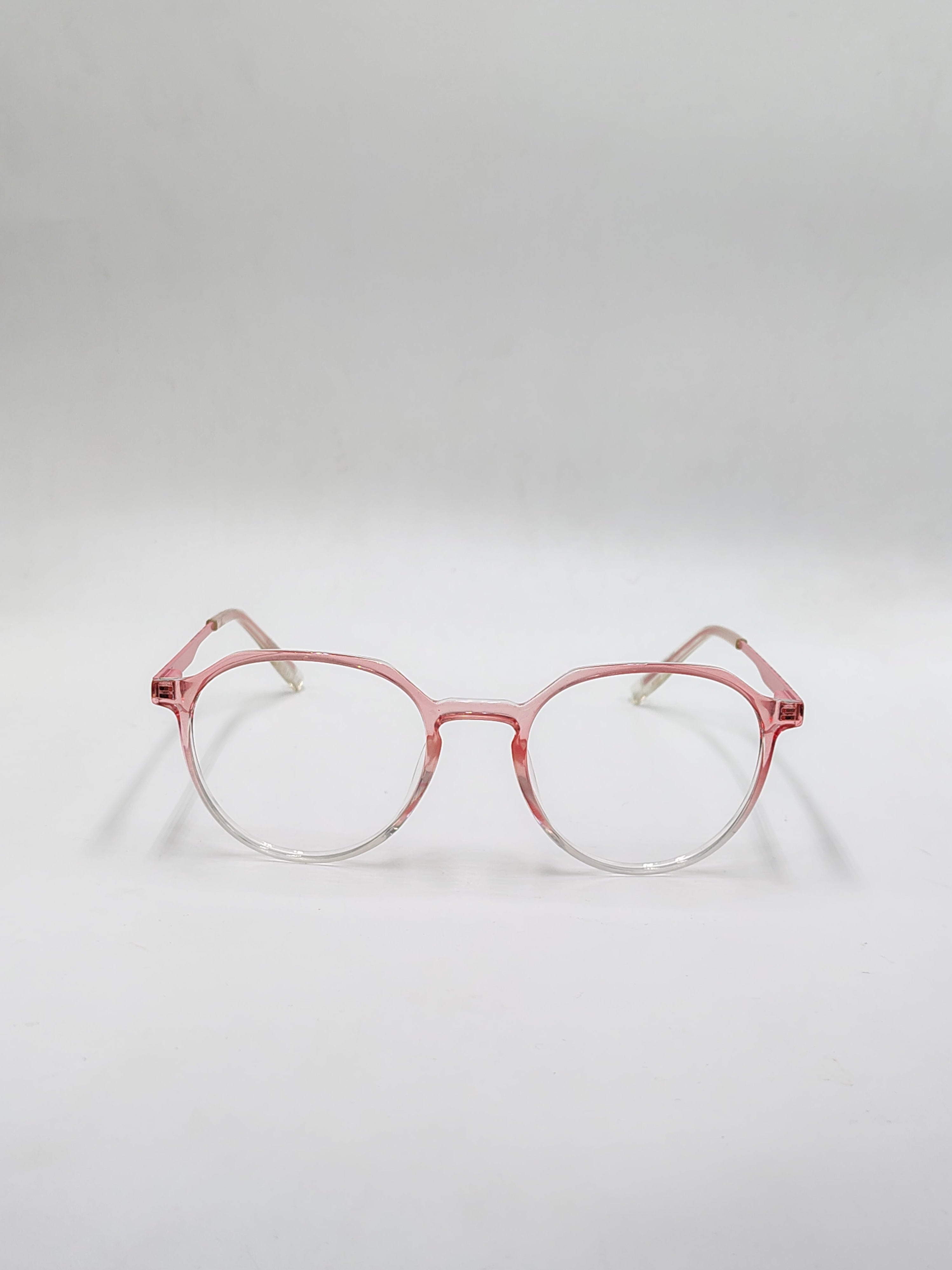 Eyeket Centinel Crystal Peach Flower Print Metal Frame