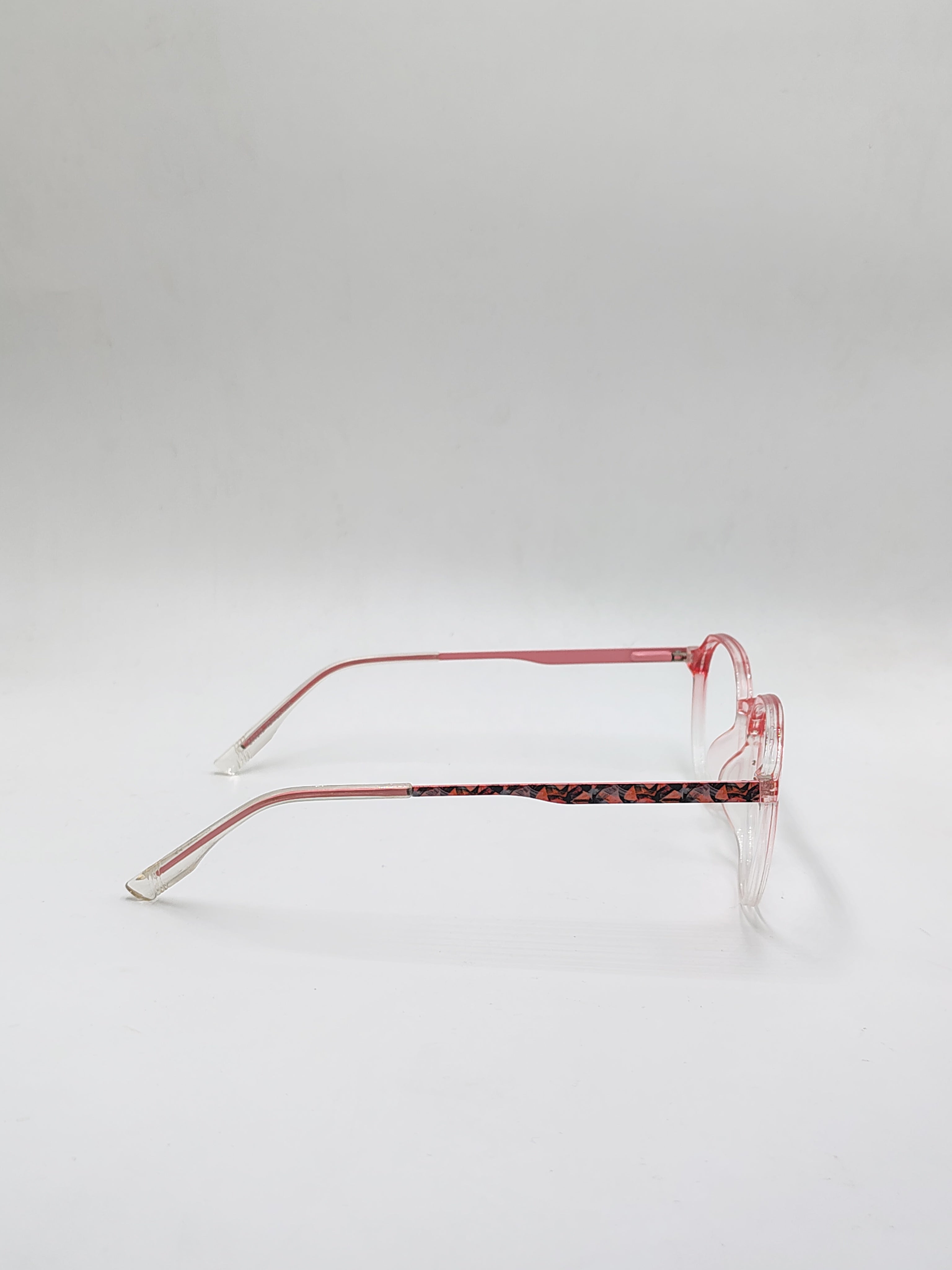 Eyeket Centinel Crystal Peach Flower Print Metal Frame