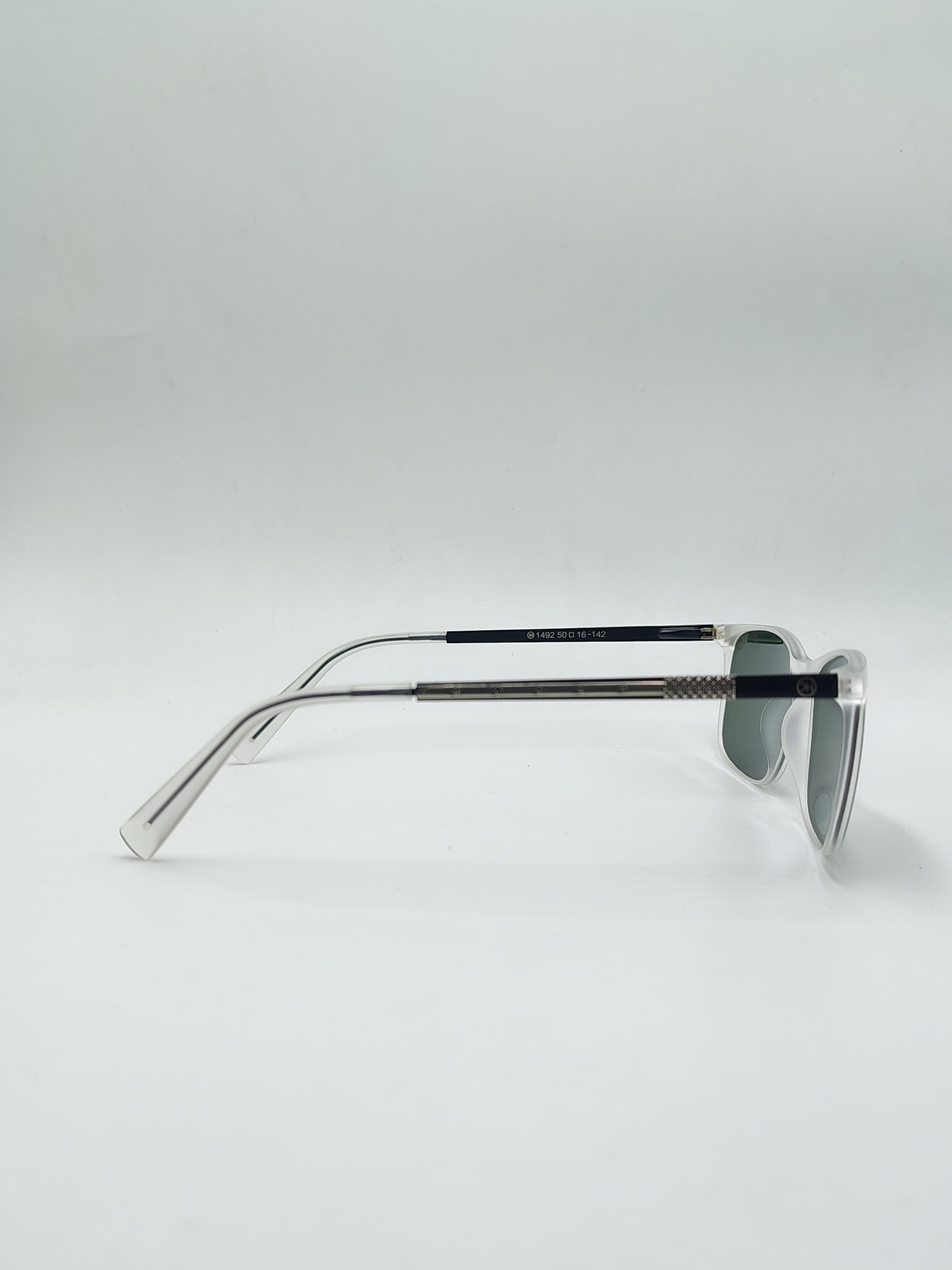 Knight Horse Matte White Metal Sunglasses