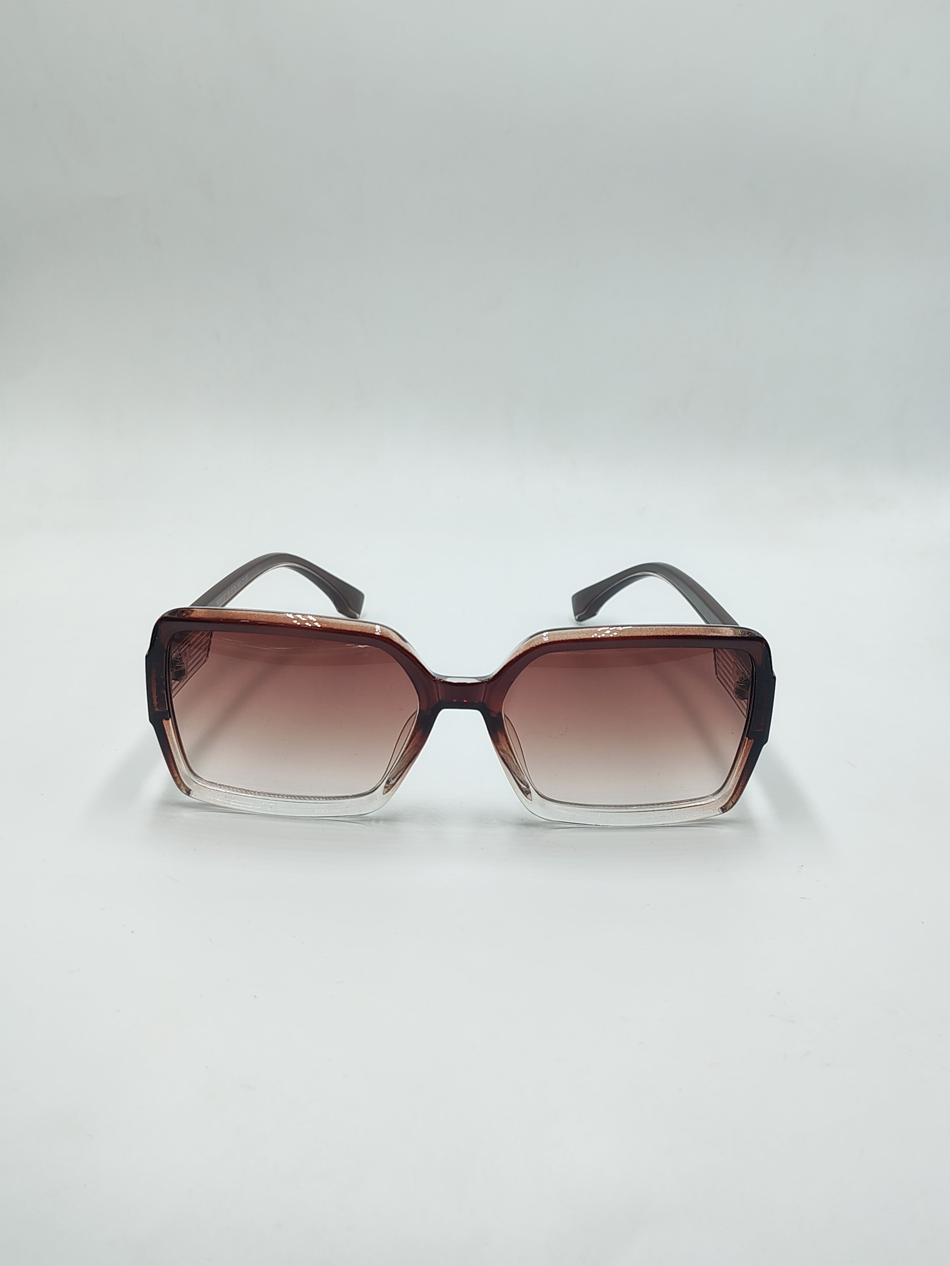 Eyeket Crystal Brown And White Woman Sunglasses