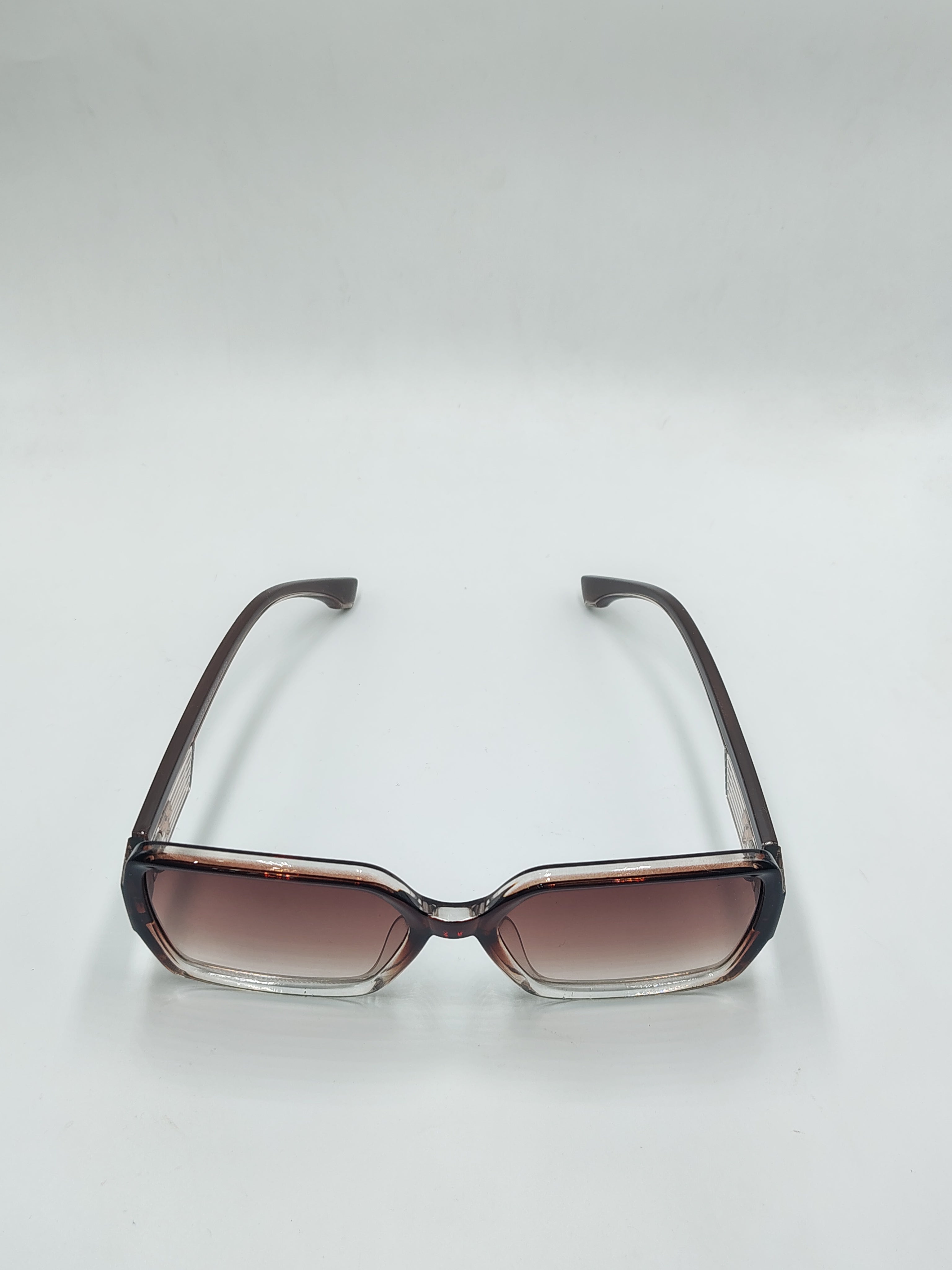 Eyeket Crystal Brown And White Woman Sunglasses
