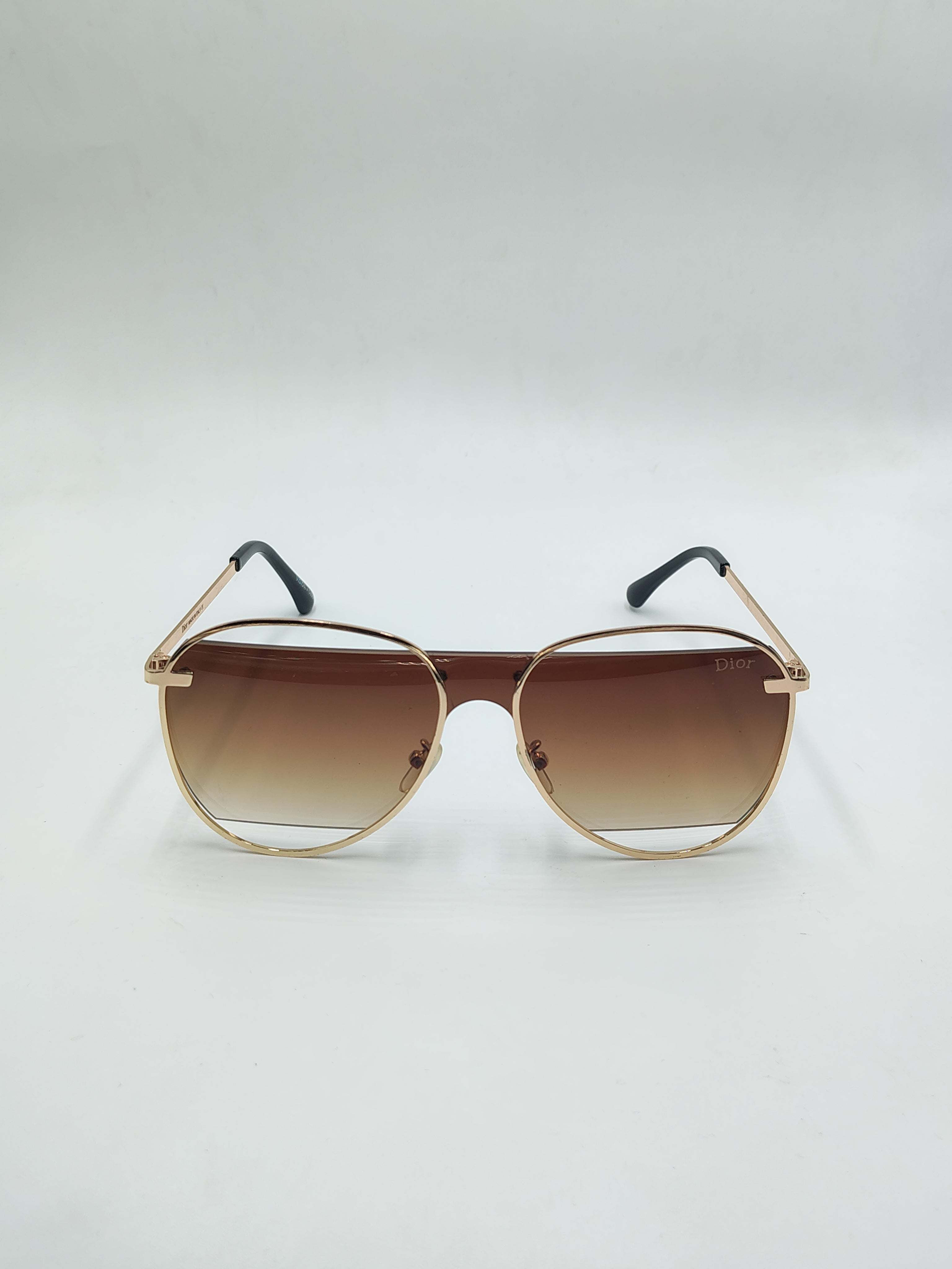 Dior Bronze Aviator Metal Sunglasses