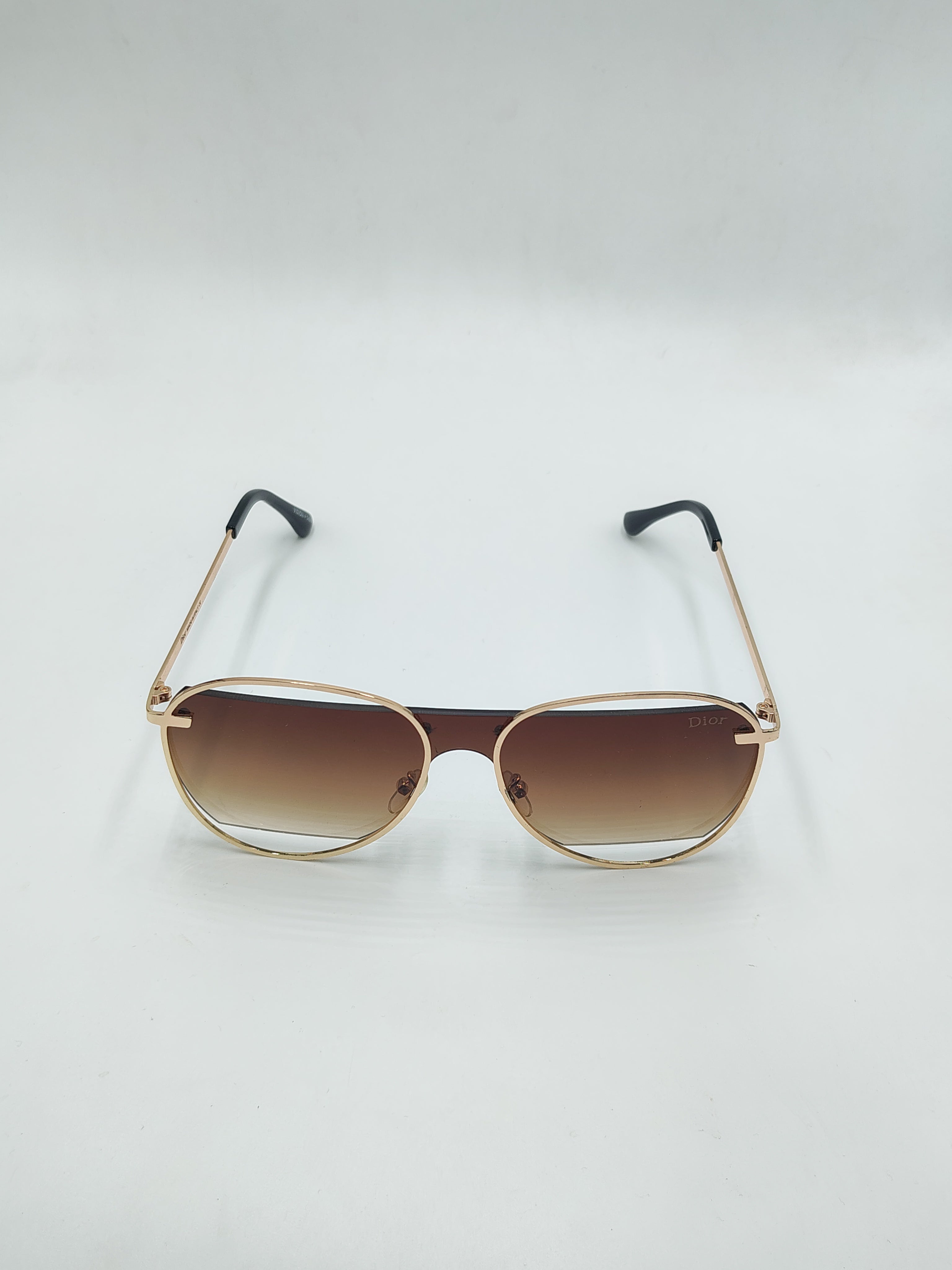 Dior Bronze Aviator Metal Sunglasses