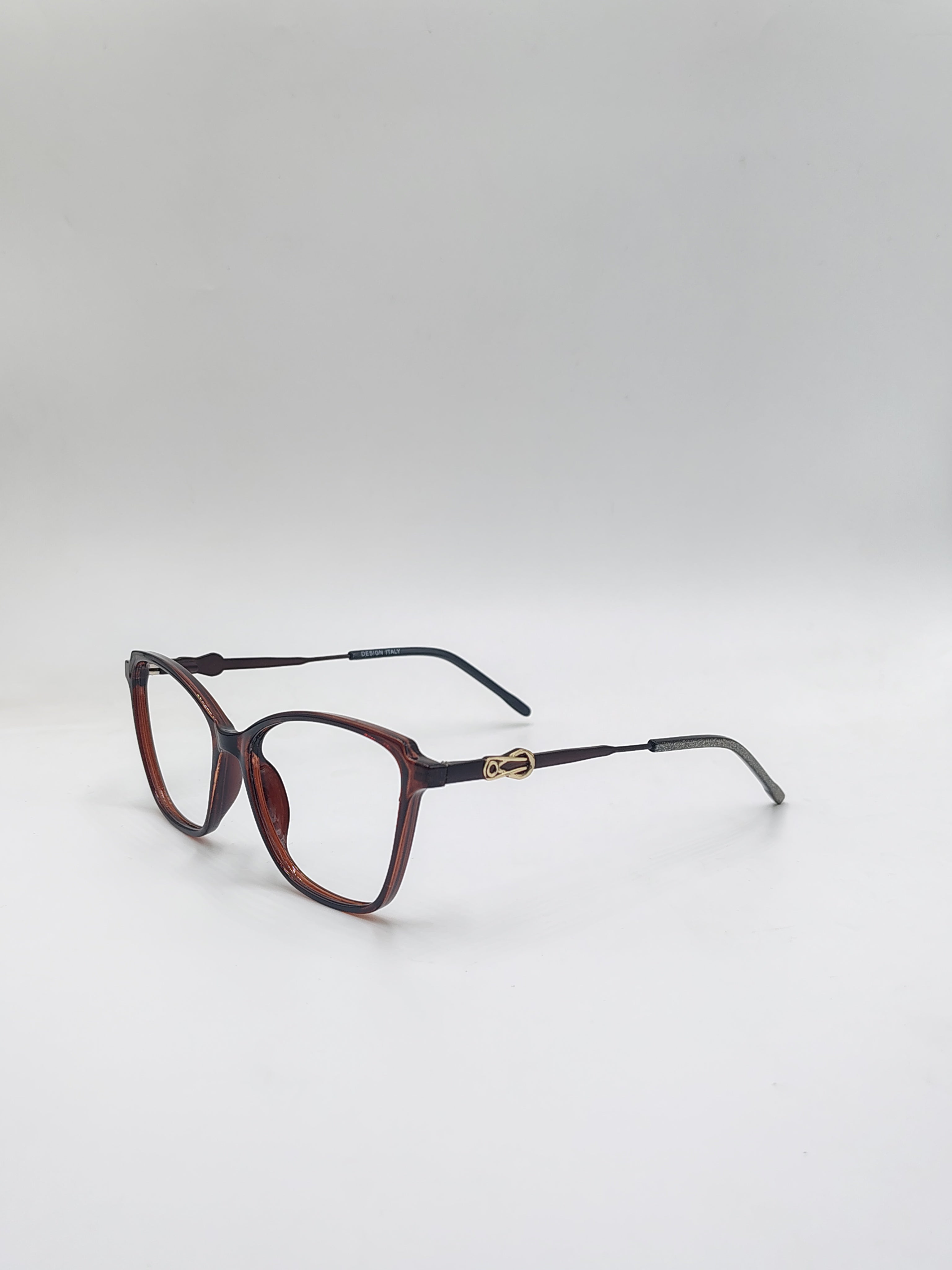 Eyeket Ground Brown Metal Frame