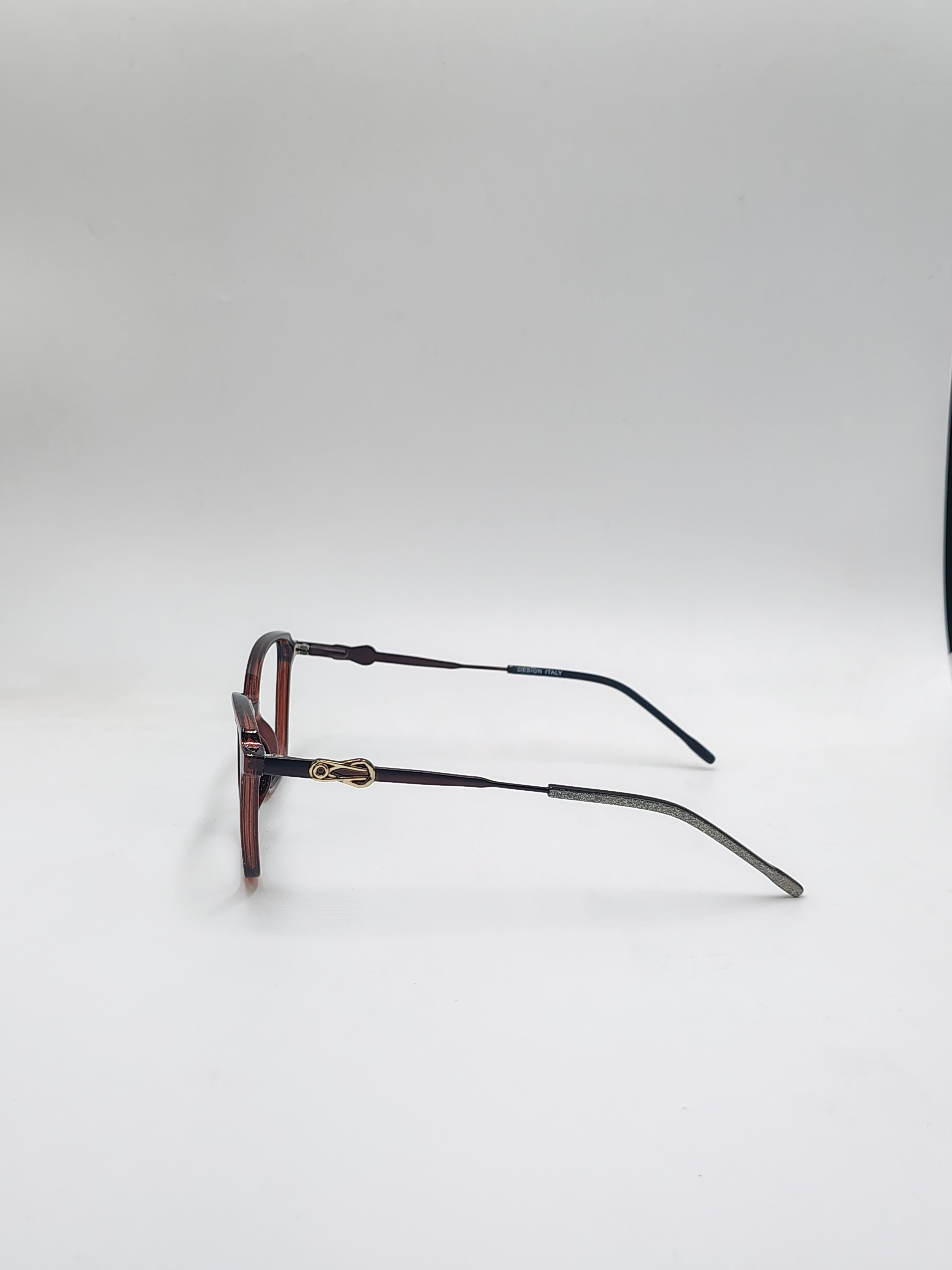 Eyeket Ground Brown Metal Frame