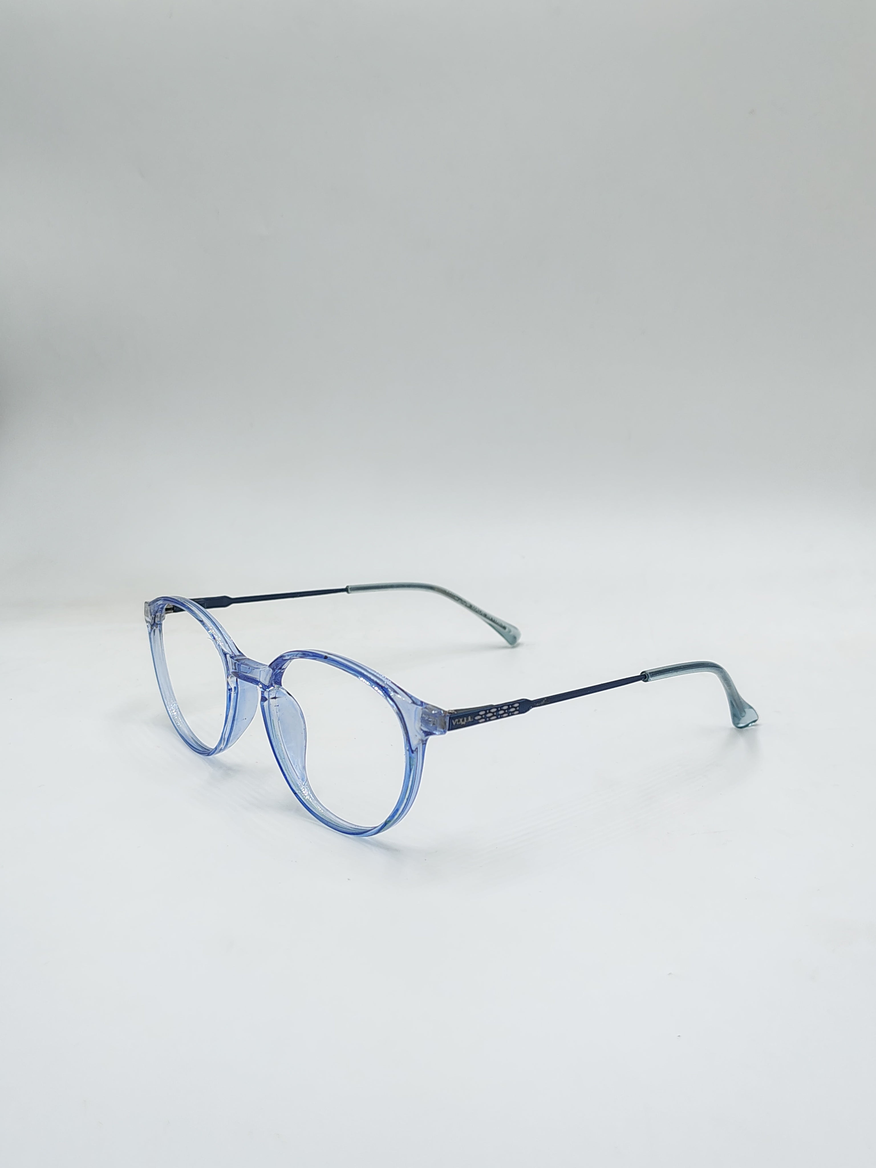 Eyeket Vogue Crystal Sky Blue Metal Frame