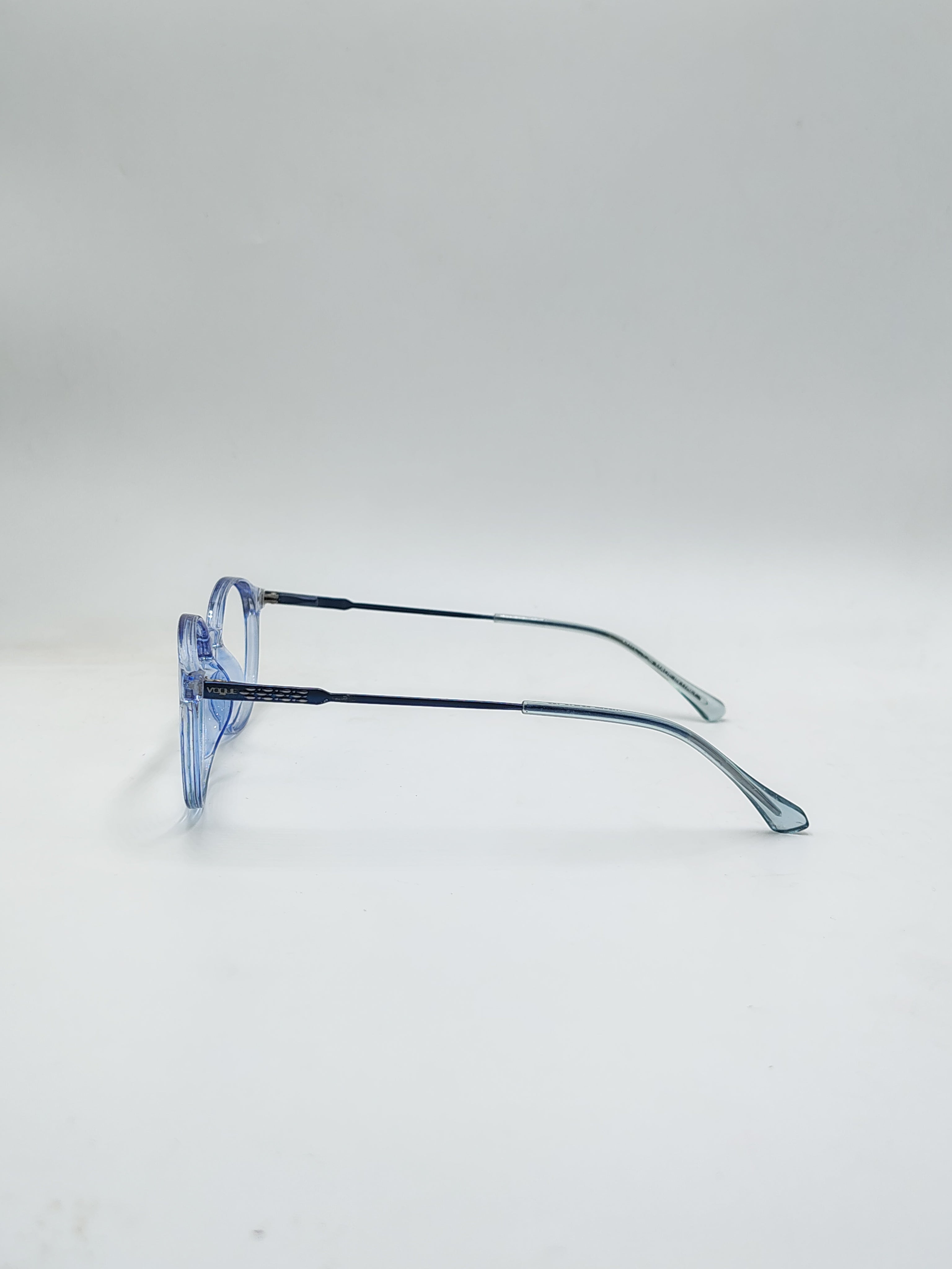 Eyeket Vogue Crystal Sky Blue Metal Frame
