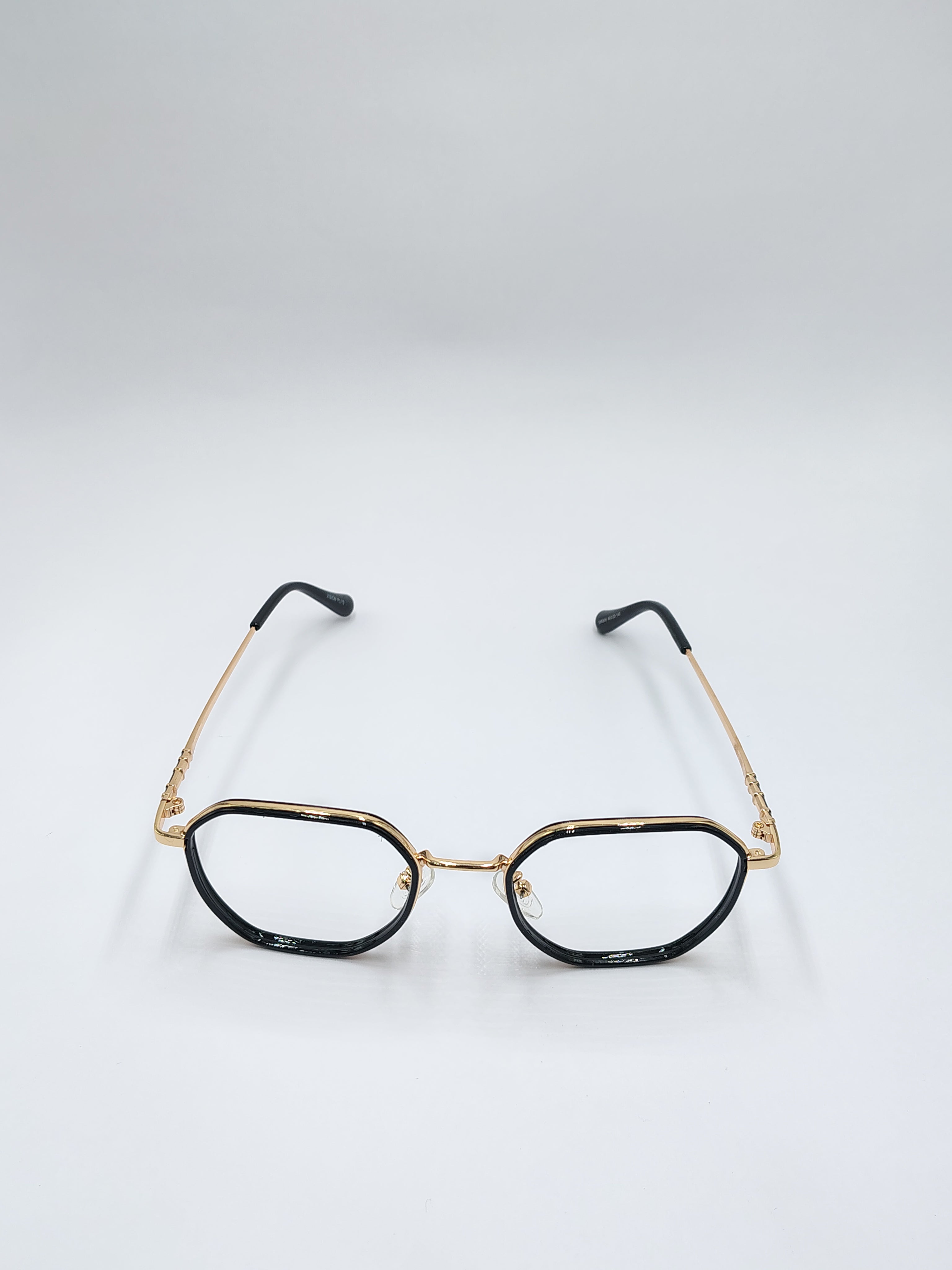 Eyeket Vision Plus Black And Golden Metal Frame