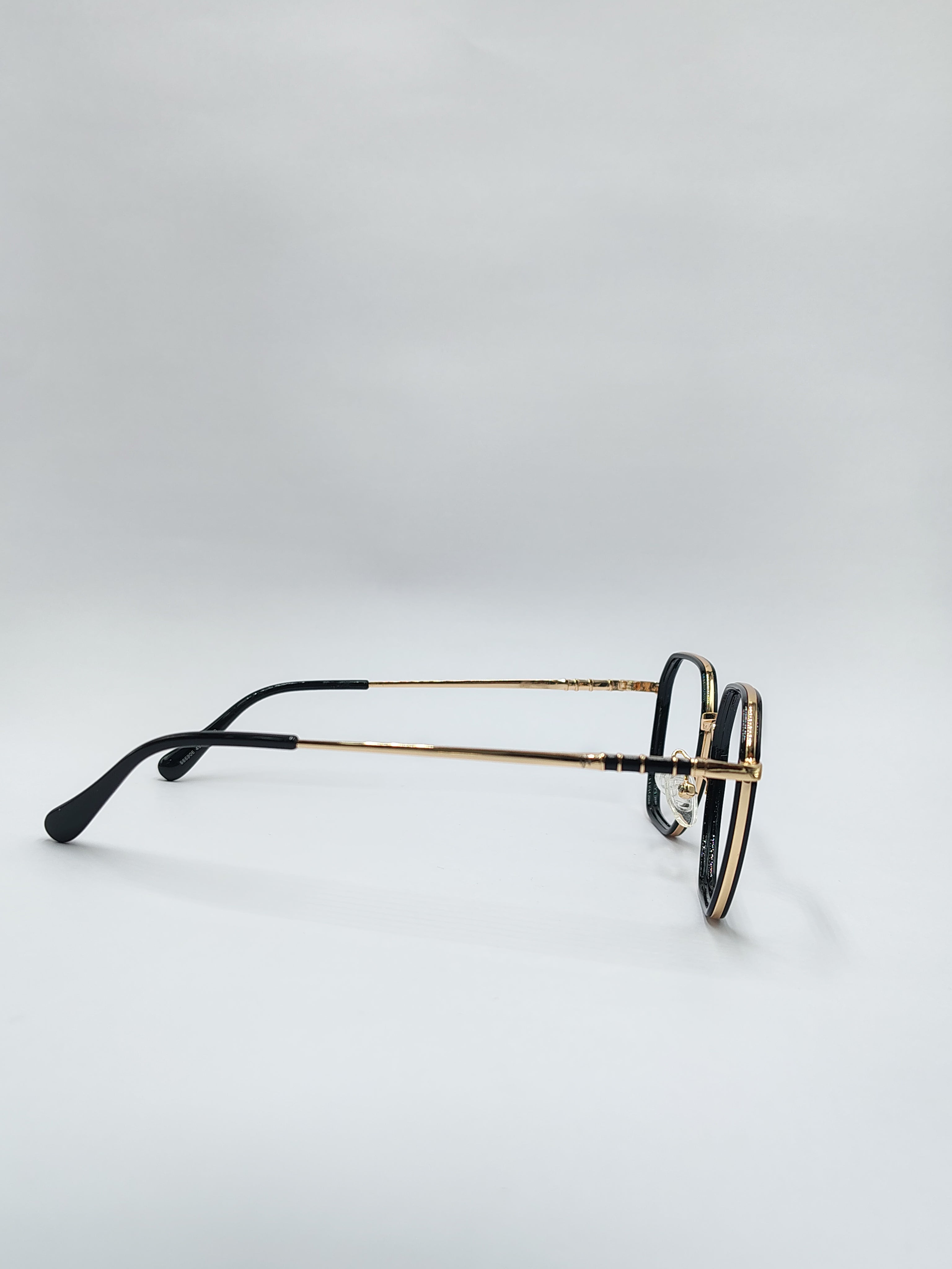 Eyeket Vision Plus Black And Golden Metal Frame