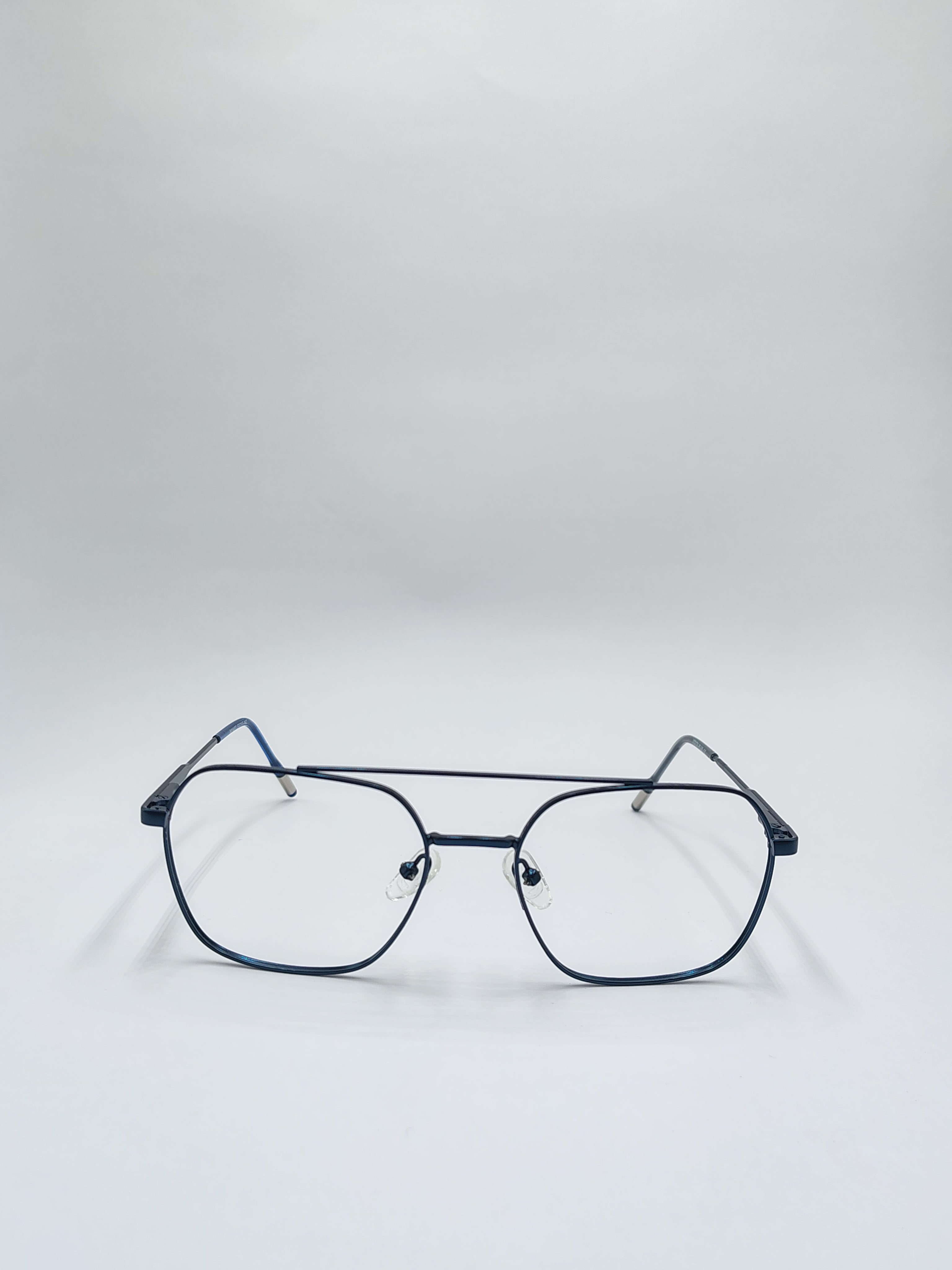 Eyeket Vision Plus Metallic Blue Metal Frame