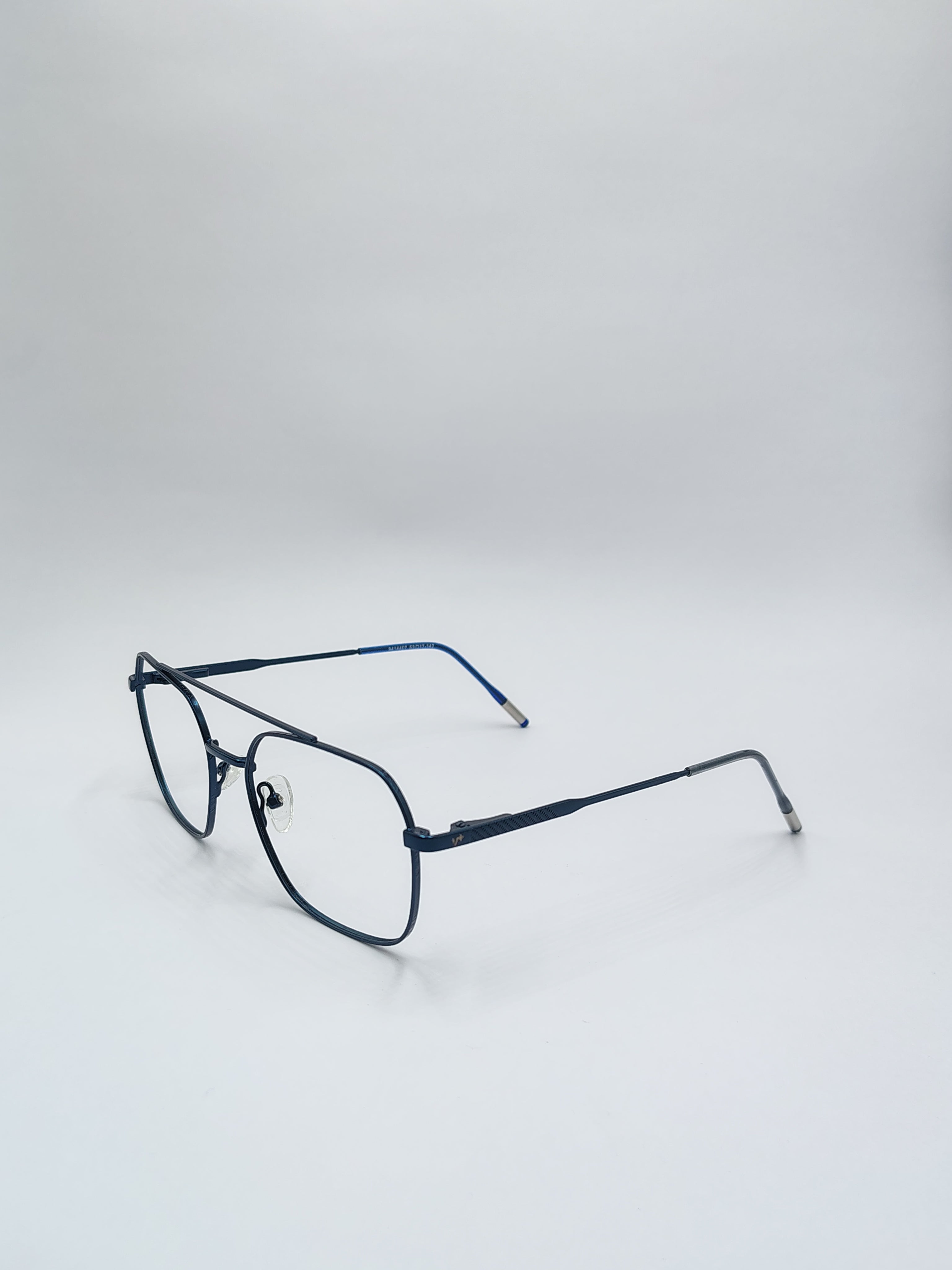 Eyeket Vision Plus Metallic Blue Metal Frame