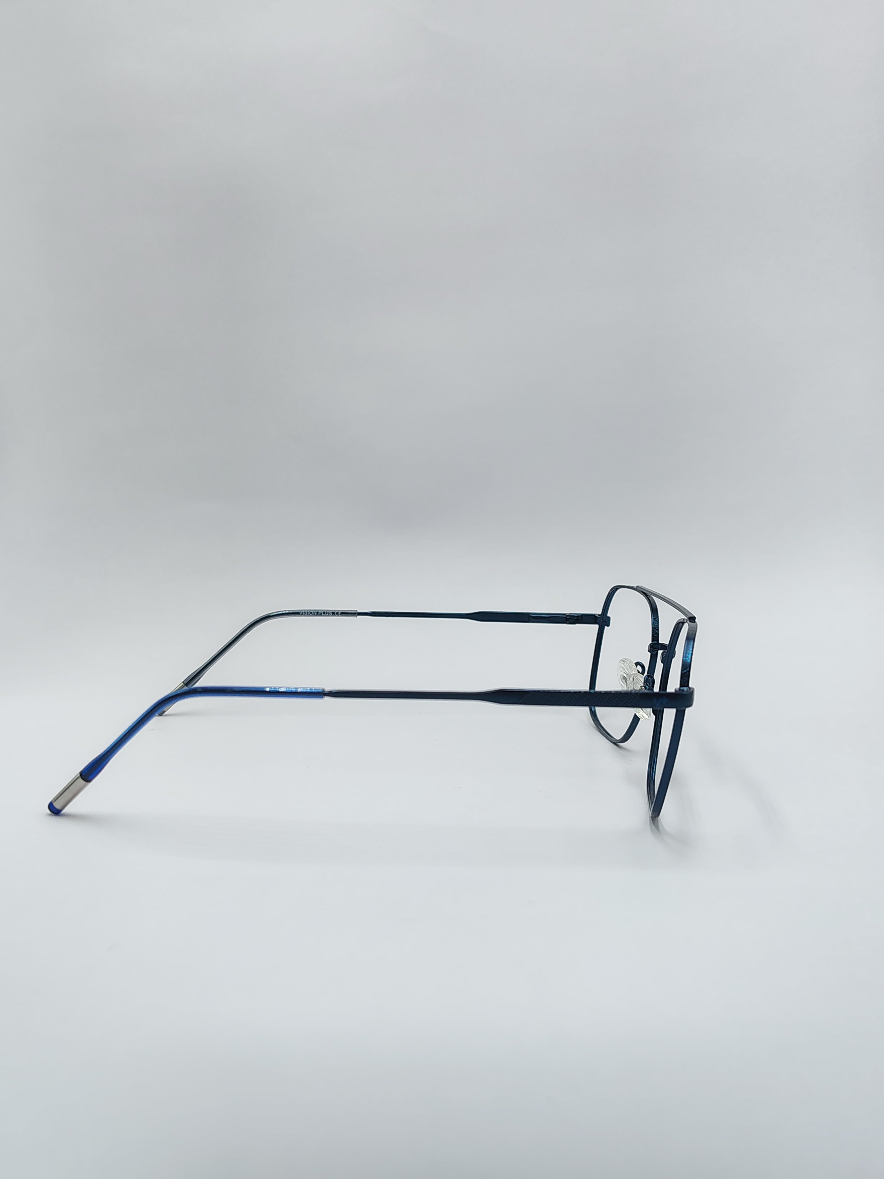 Eyeket Vision Plus Metallic Blue Metal Frame