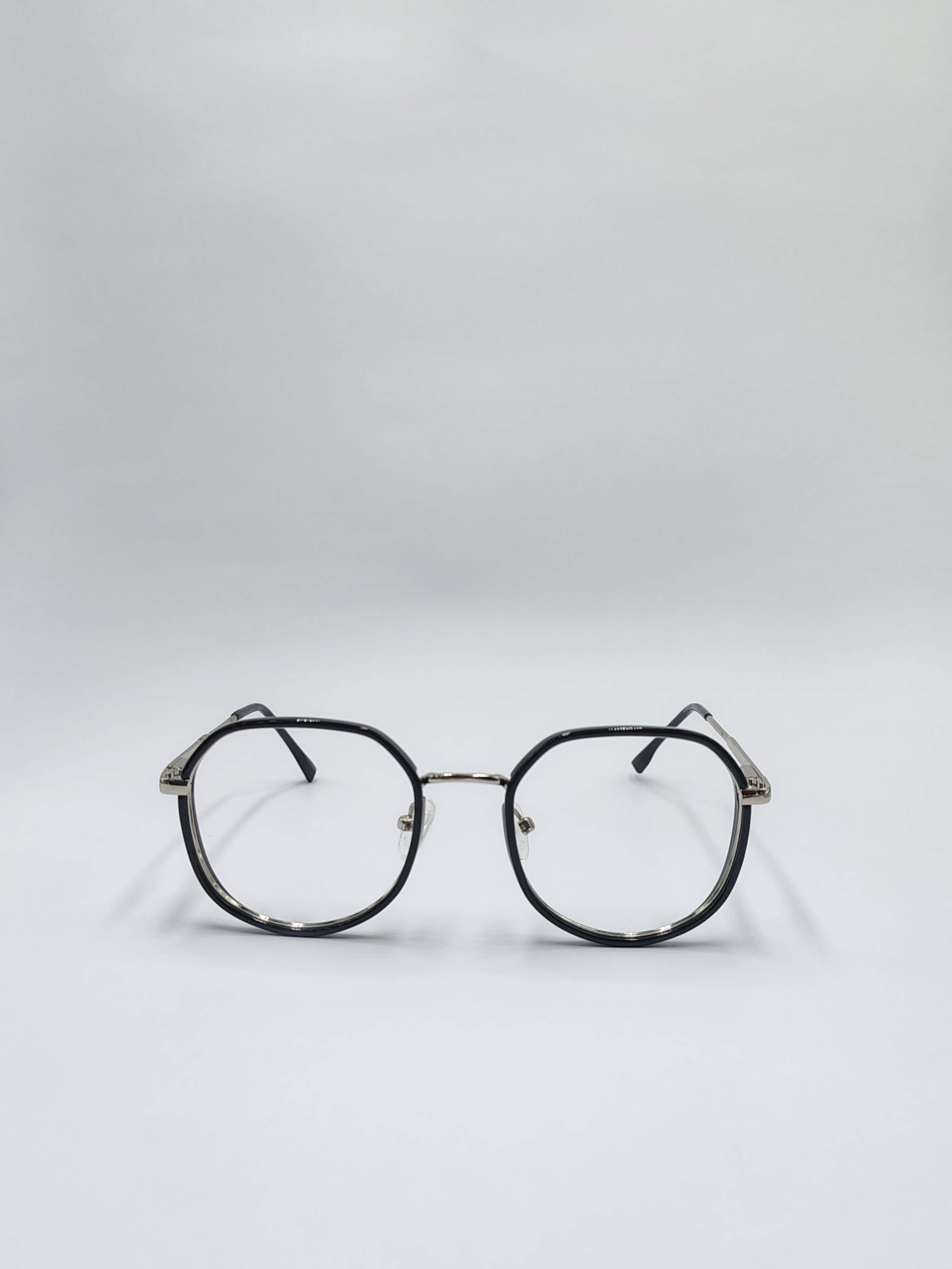 Eyeket Camy Black And Silver Metal Frame