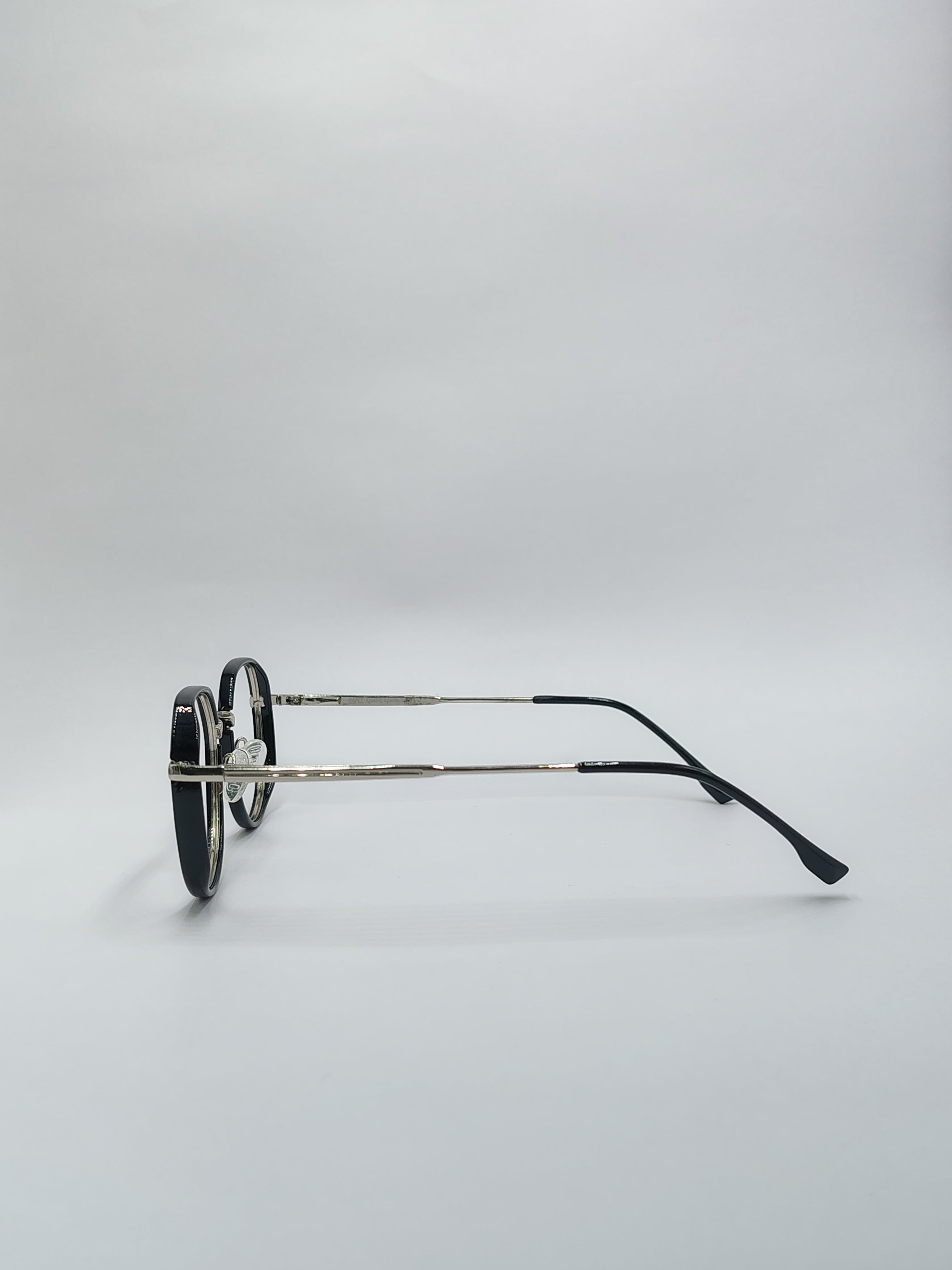 Eyeket Camy Black And Silver Metal Frame