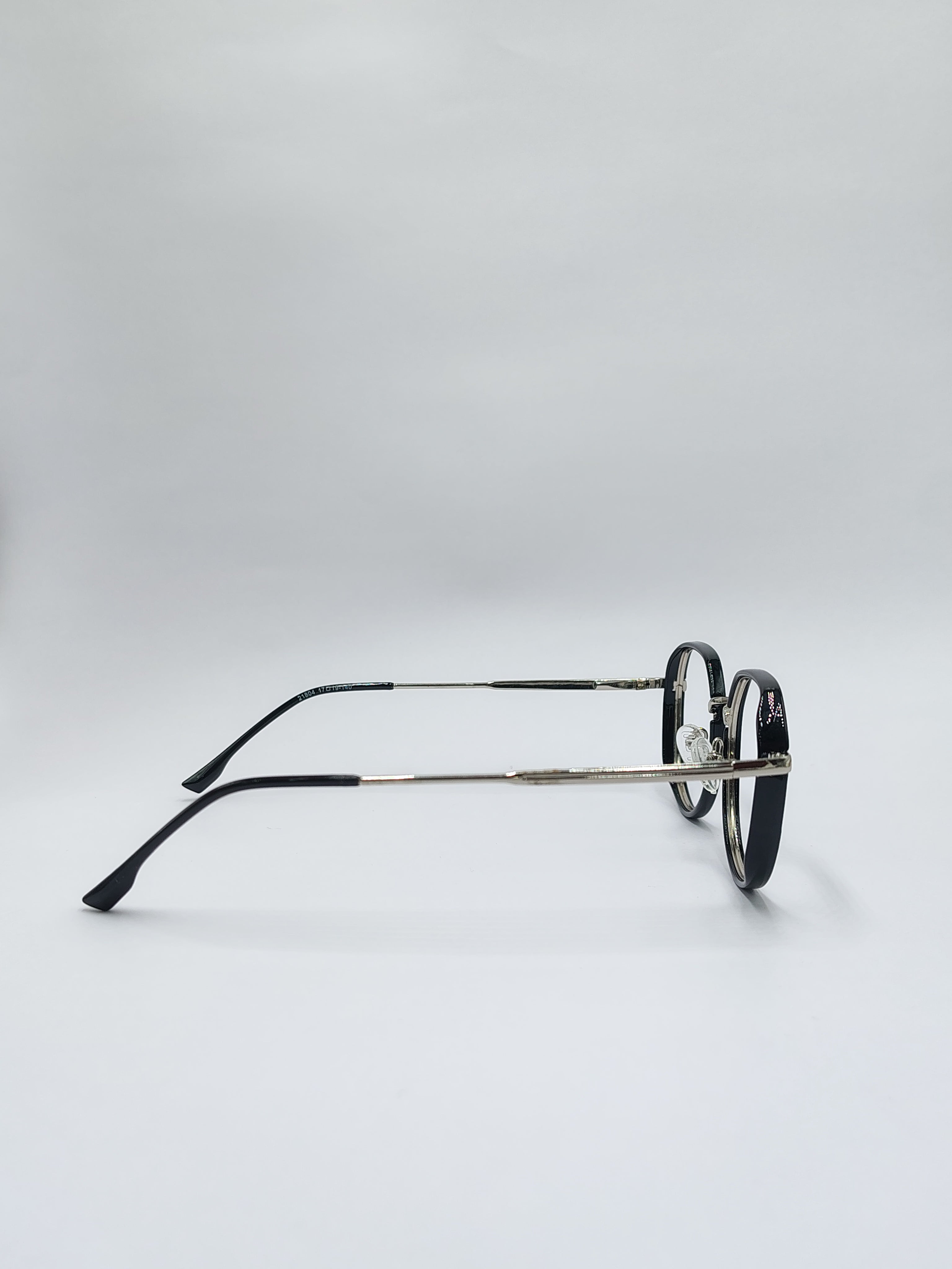 Eyeket Camy Black And Silver Metal Frame