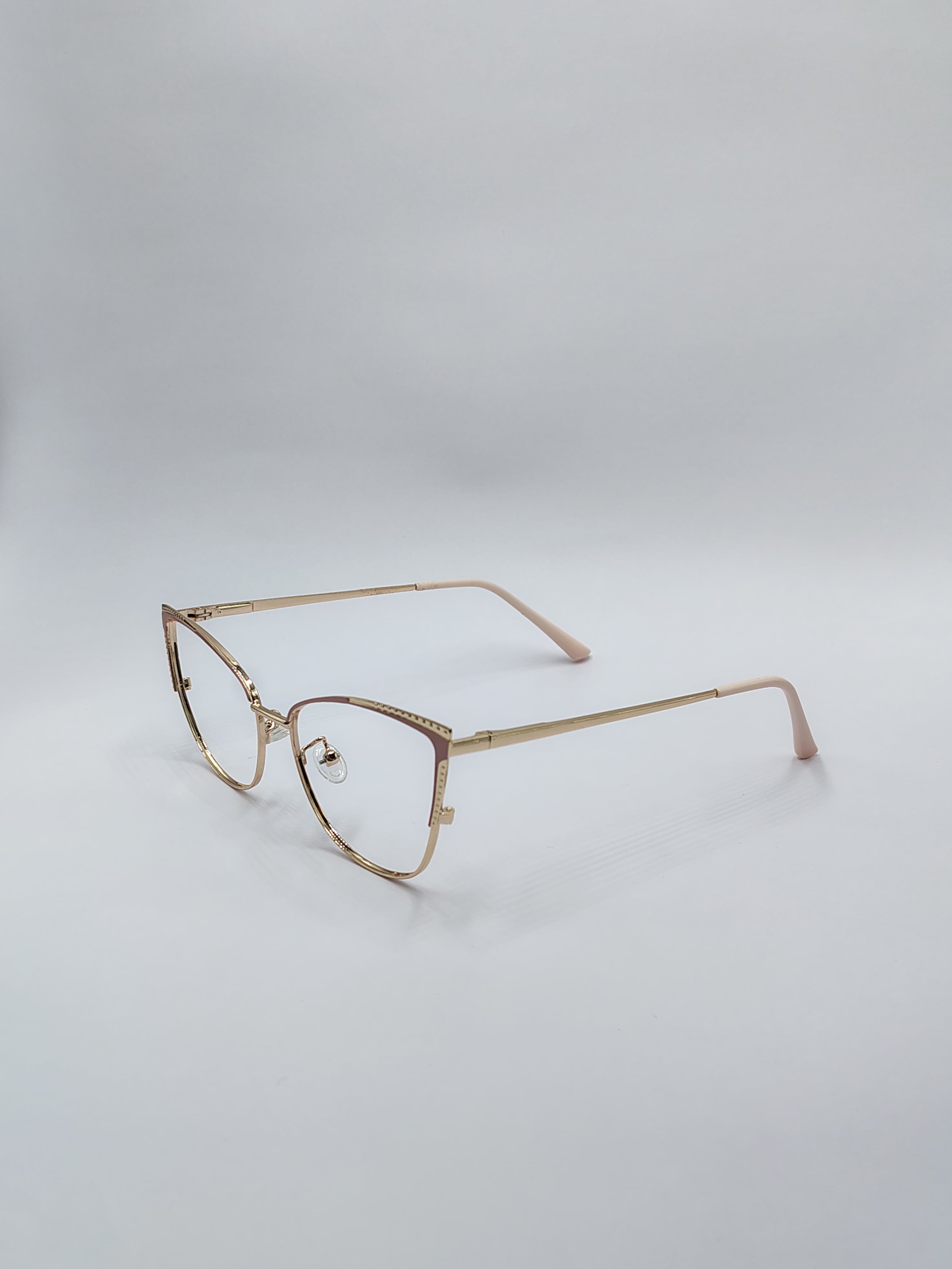 Eyeket Vision Plus Rose Gold Metallic Frame