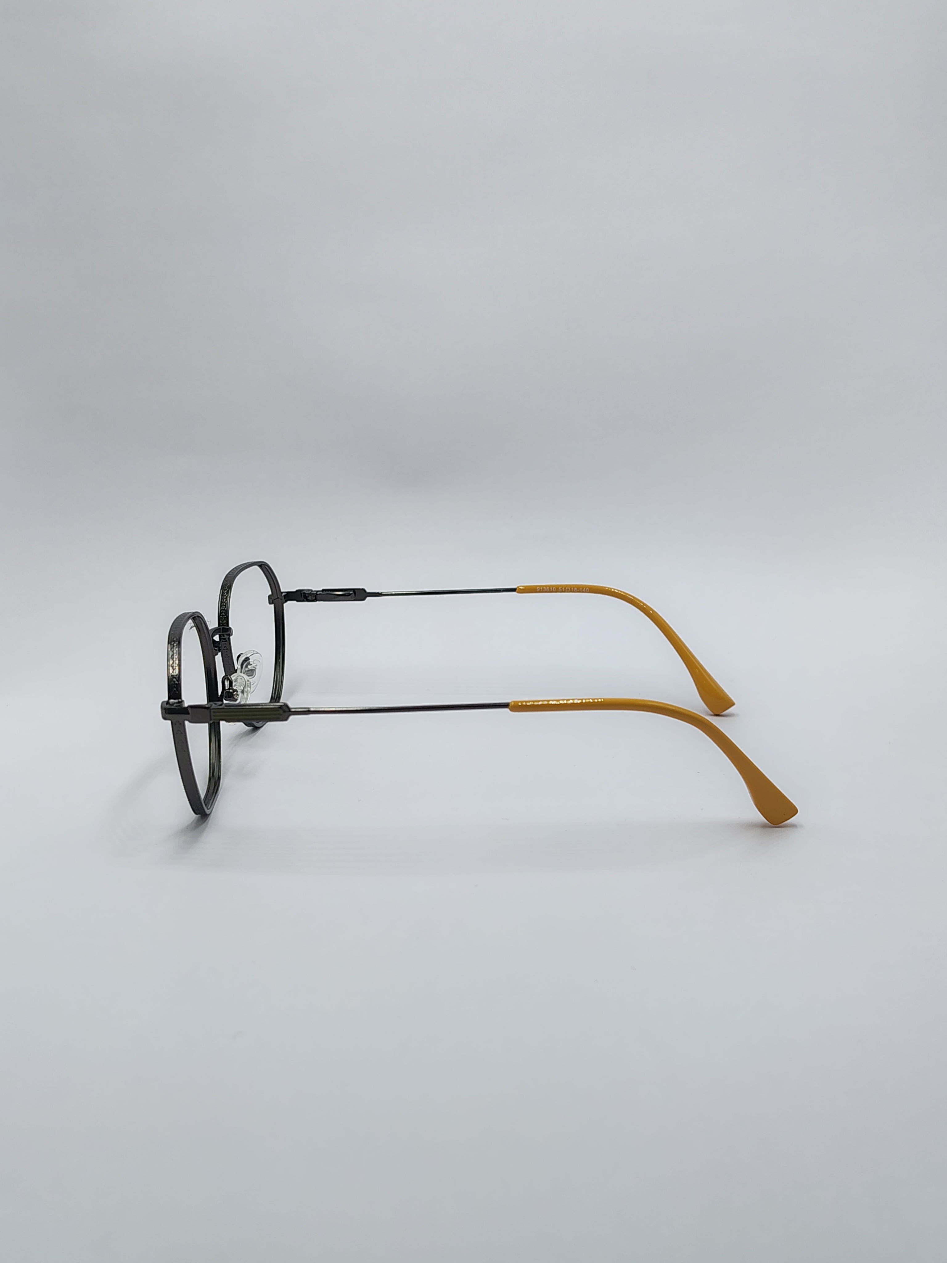 Eyeket Olive Green And Black Metallic Frame