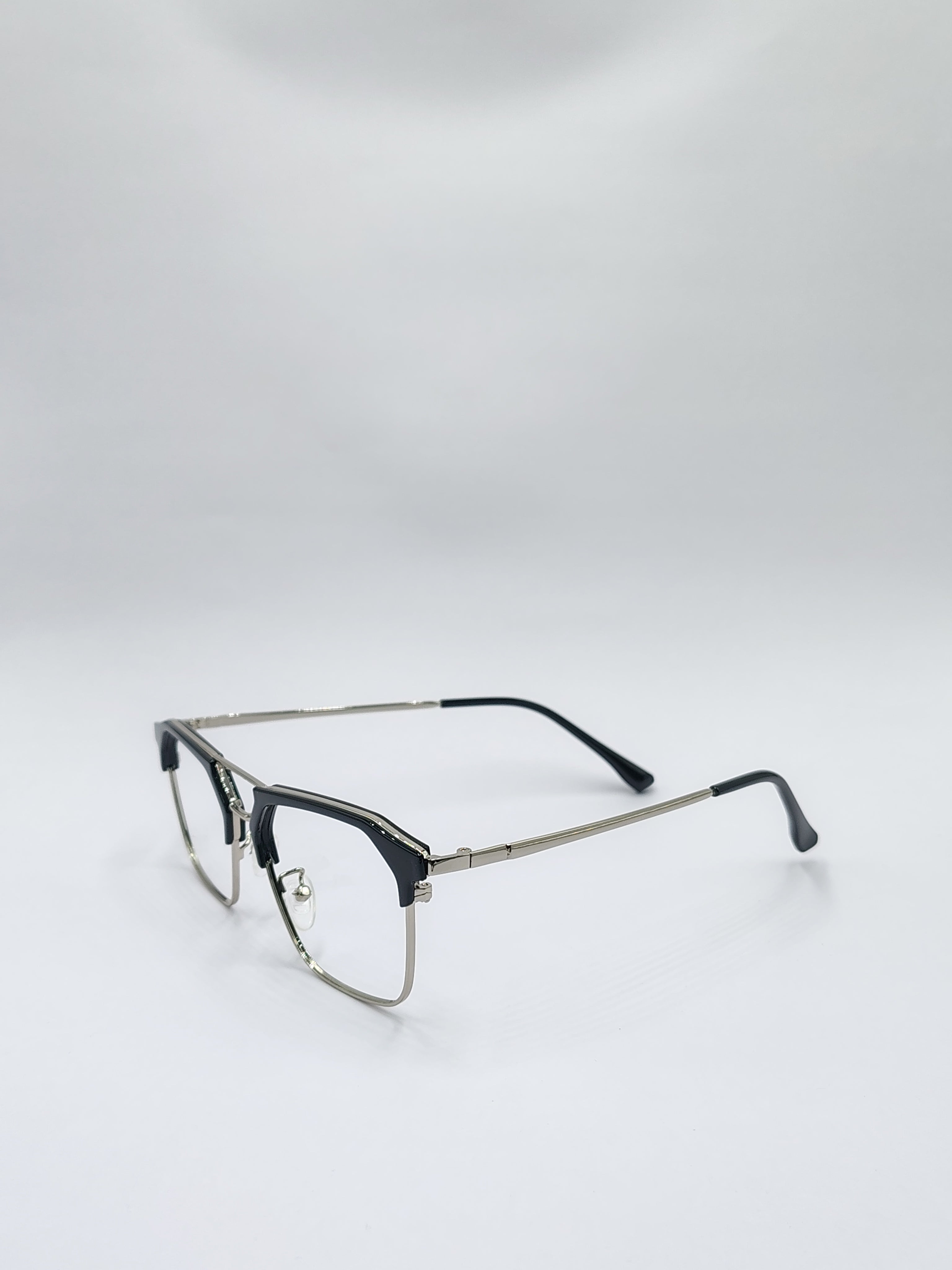 Eyeket Wonder Black And Silver Metallic Frame