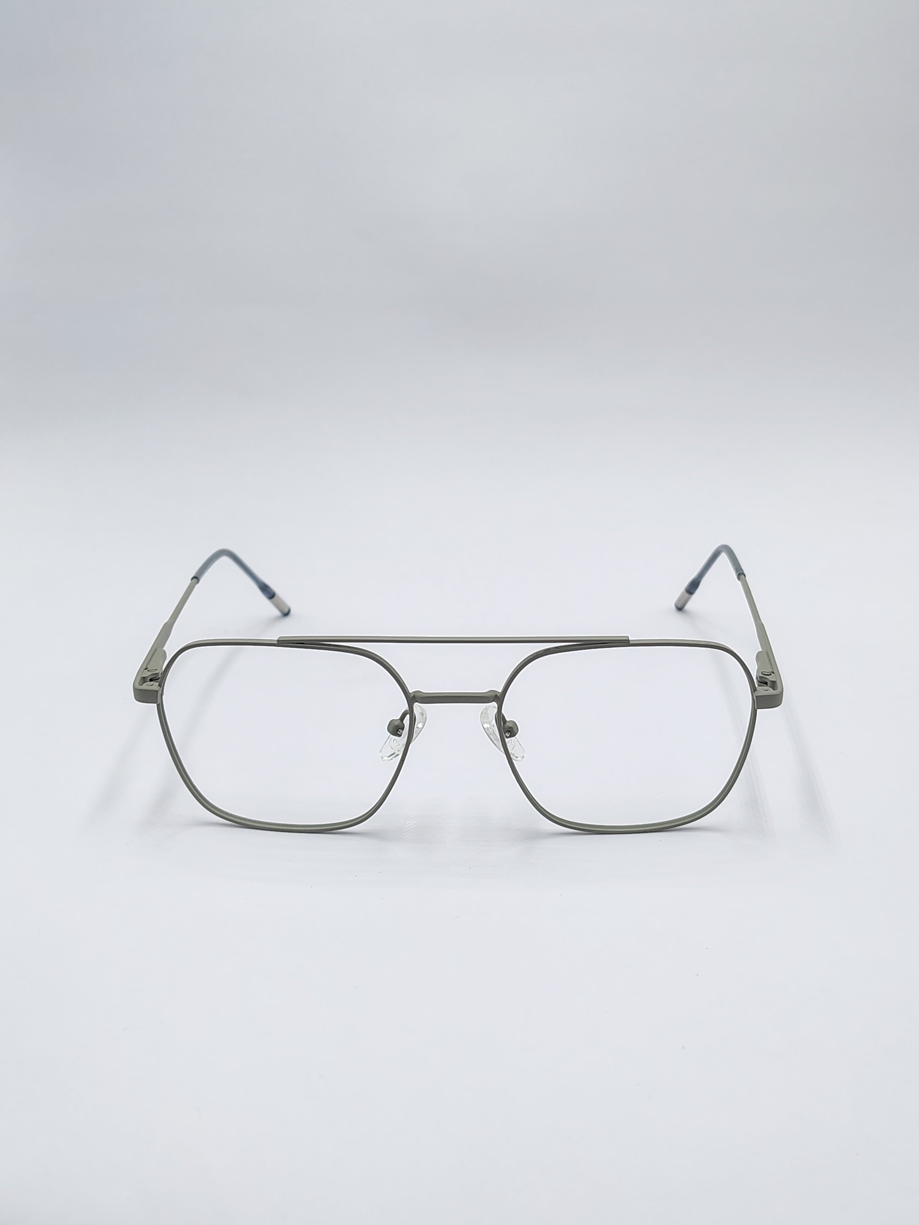 Eyeket Vision Plus Matte Silver Metal Frame