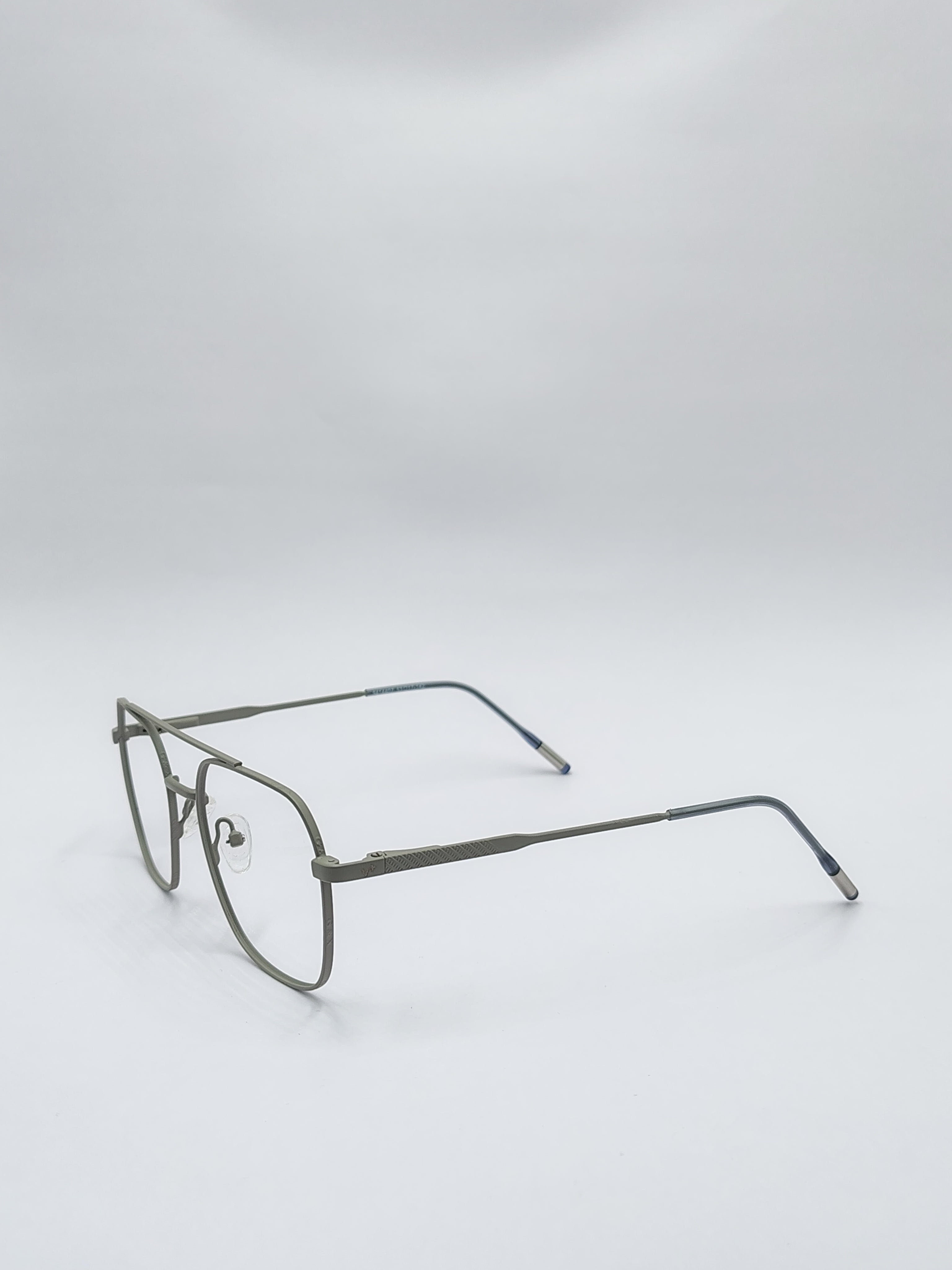 Eyeket Vision Plus Matte Silver Metal Frame