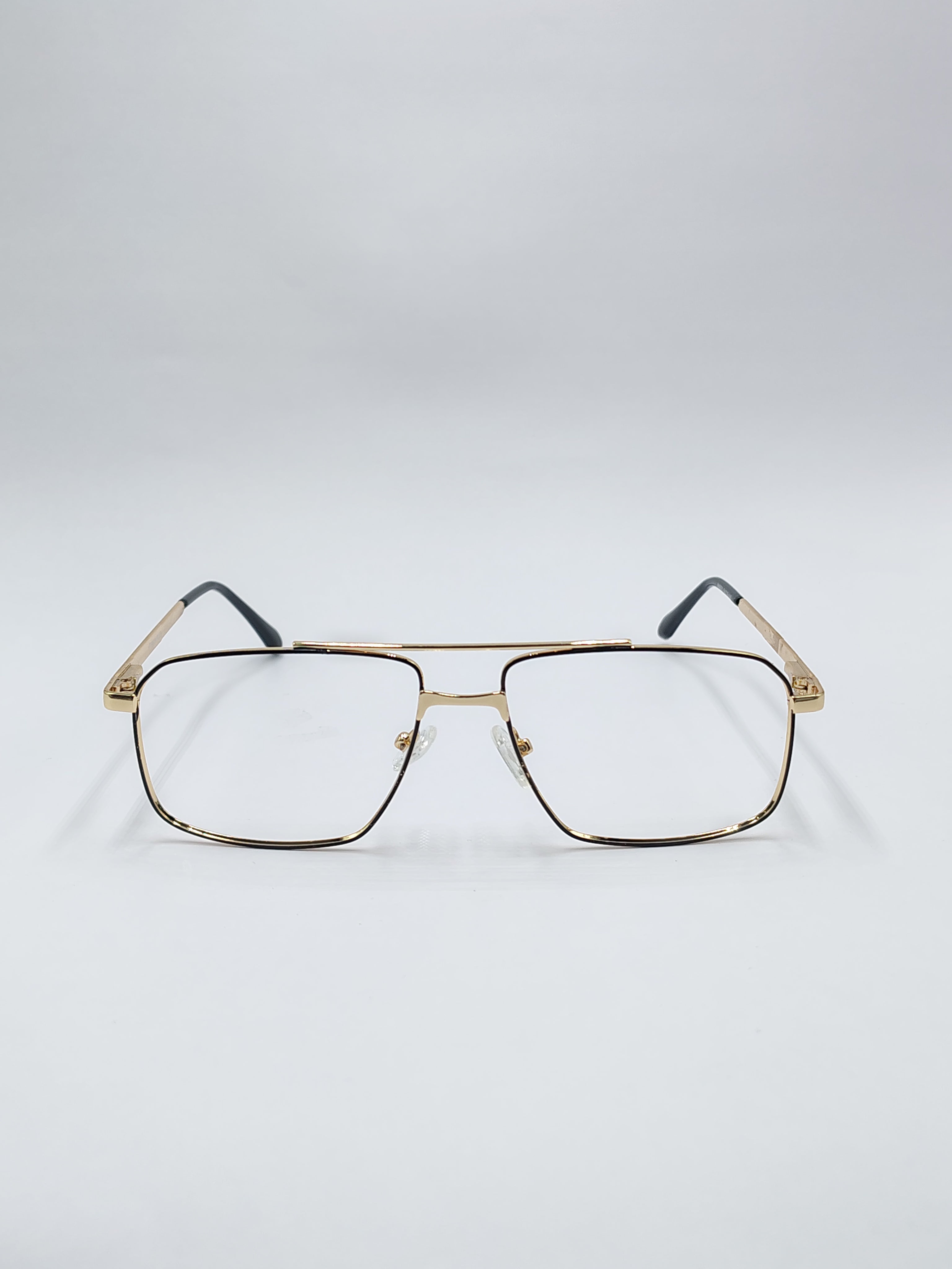Eyeket Vision Plus Golden And Black Metal Frame