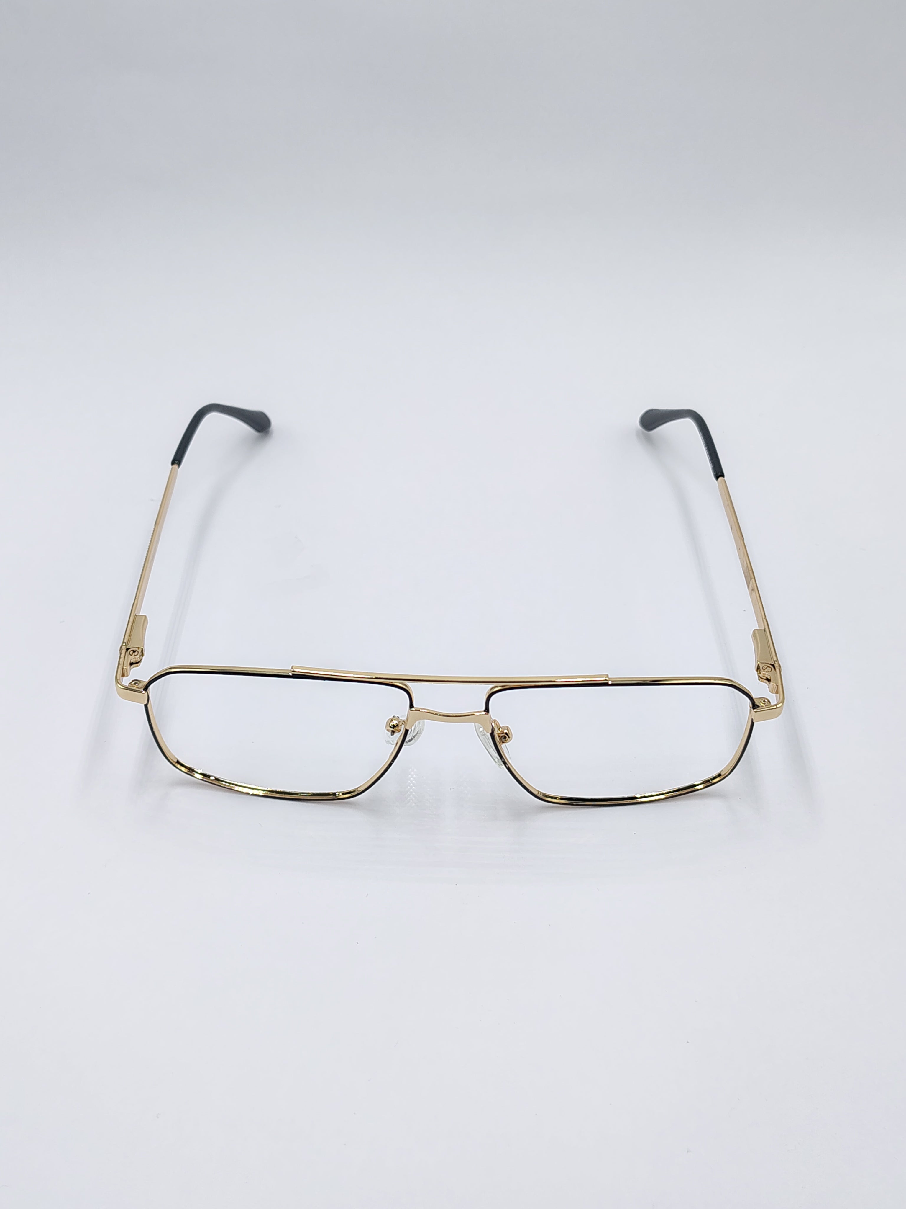 Eyeket Vision Plus Golden And Black Metal Frame