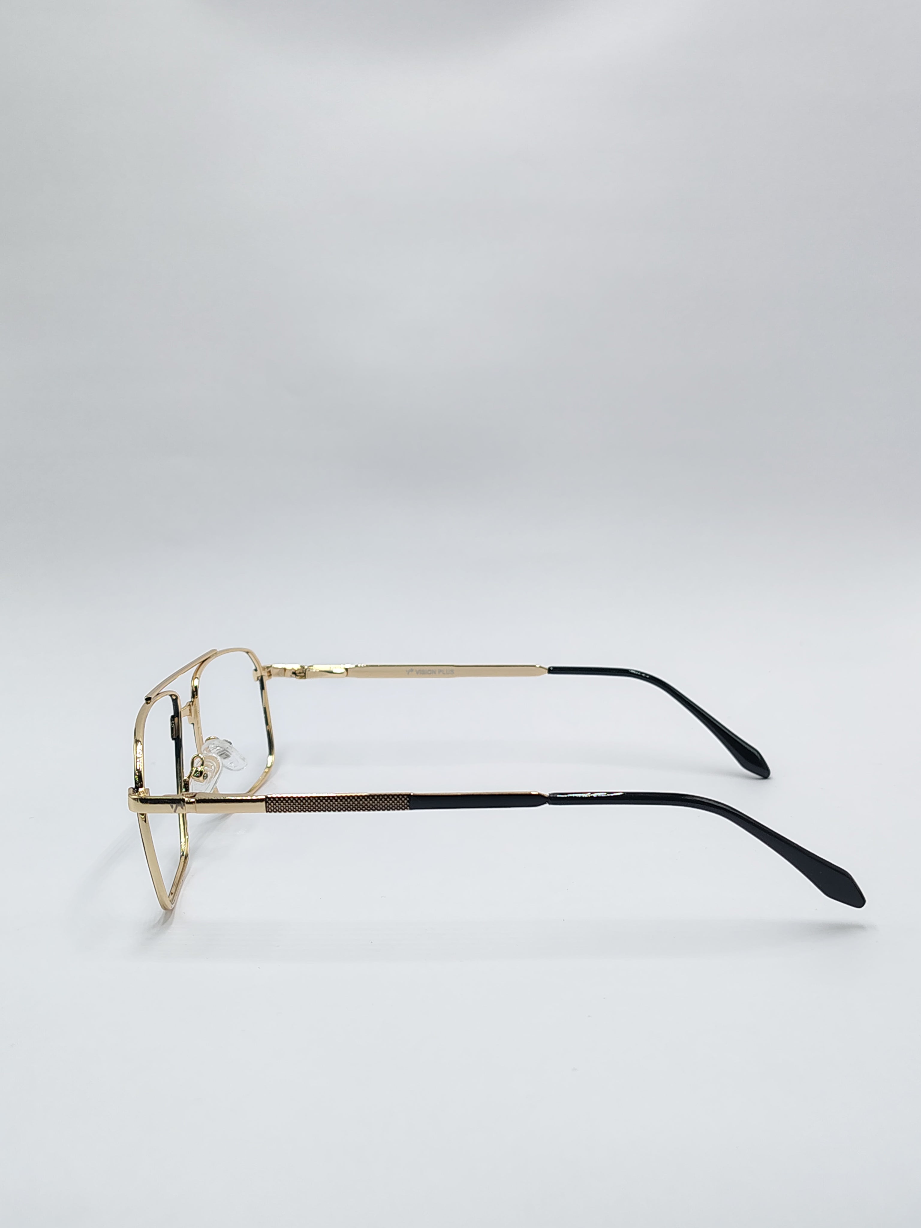 Eyeket Vision Plus Golden And Black Metal Frame