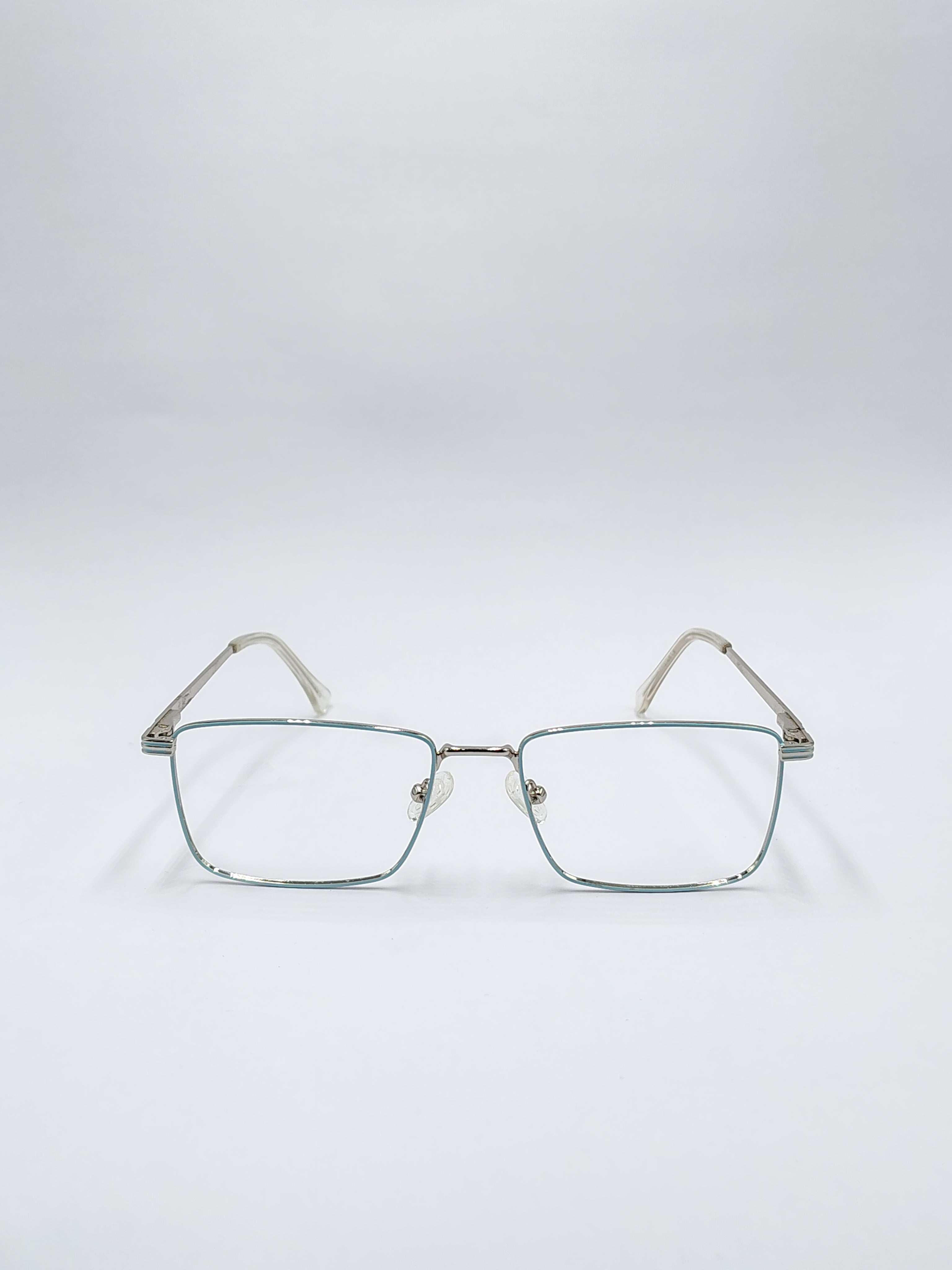 Eyeket Firestone Sky Blue And Silver Metal Frame