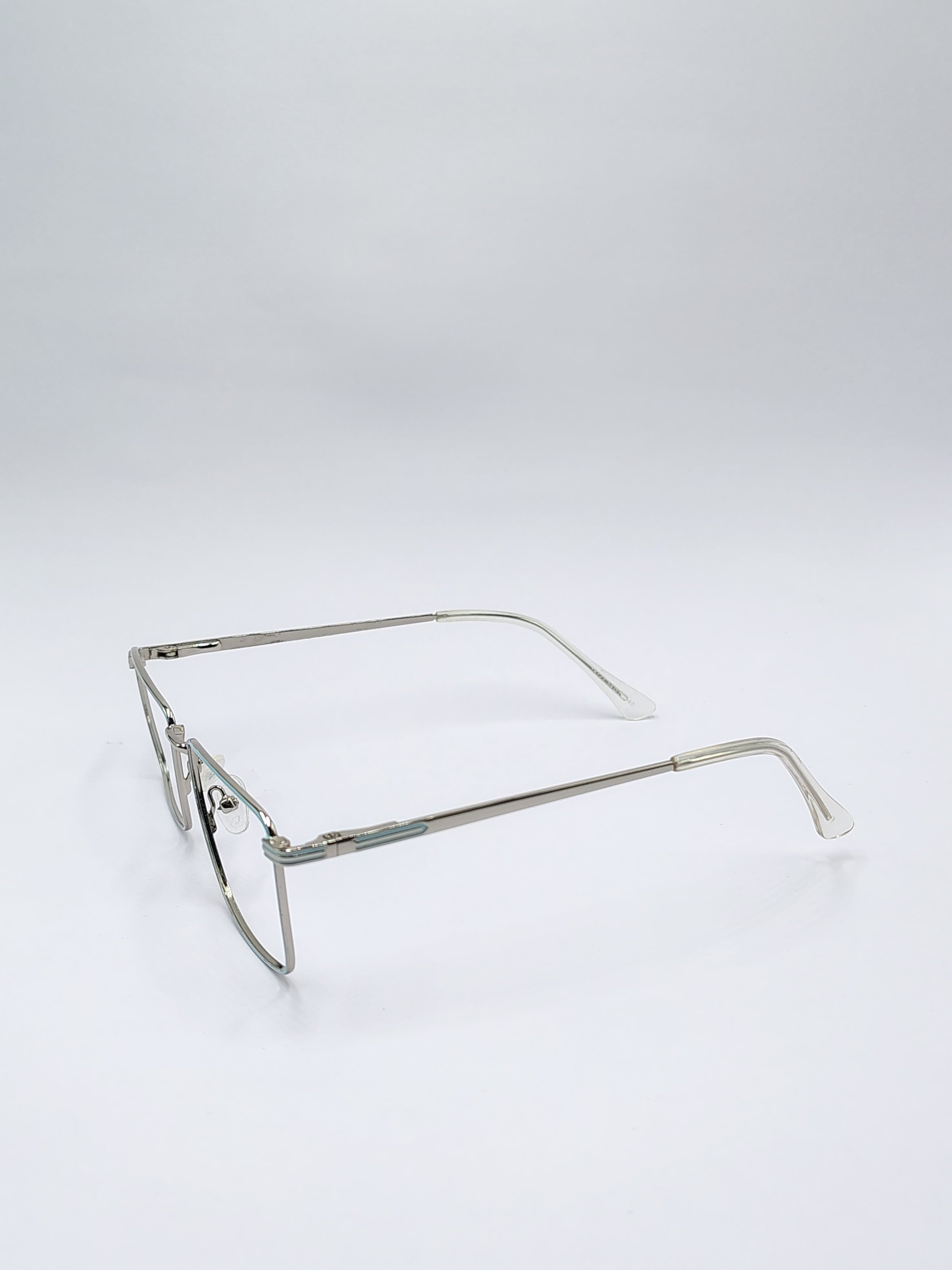 Eyeket Firestone Sky Blue And Silver Metal Frame